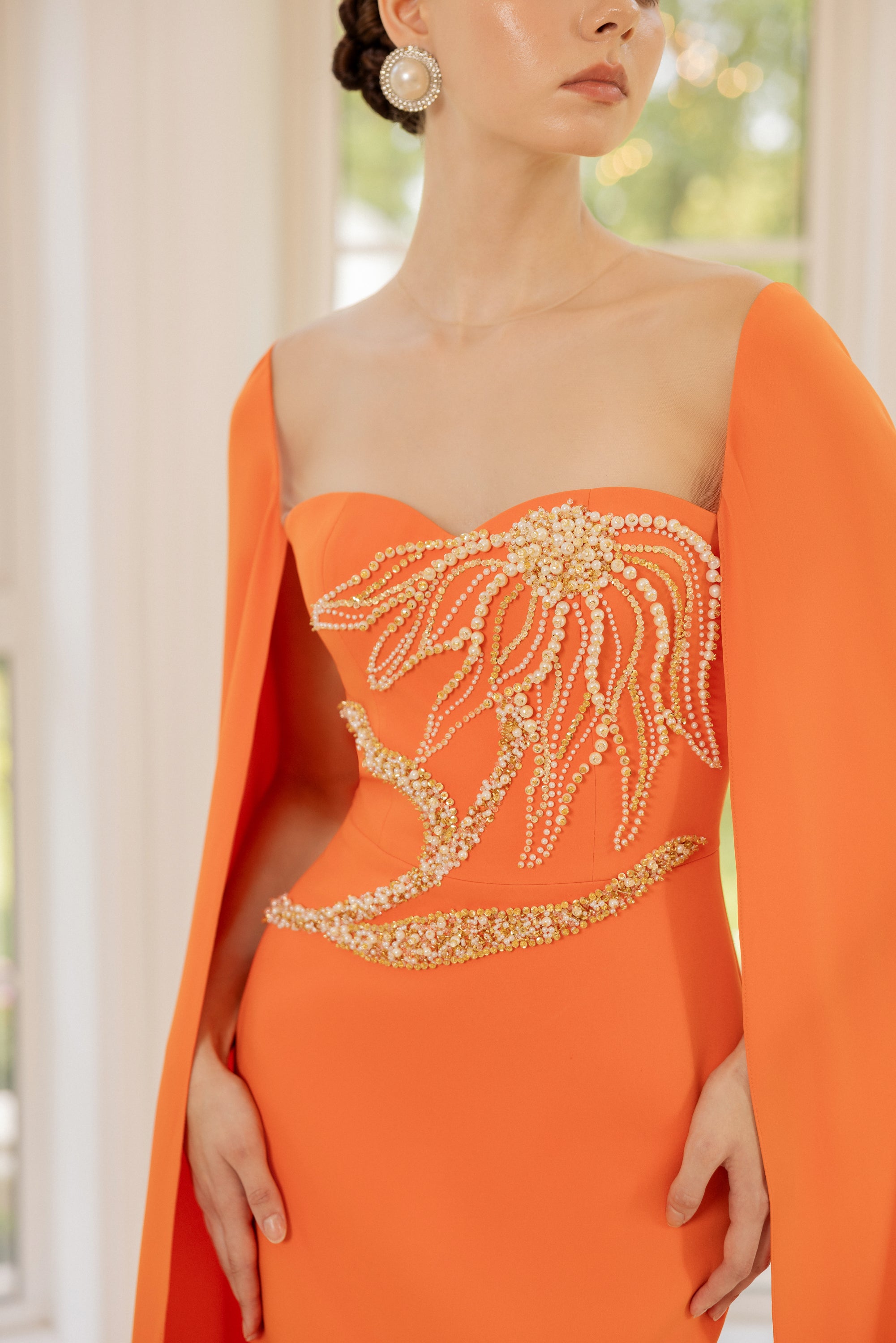 Geneviève Crepe Dress