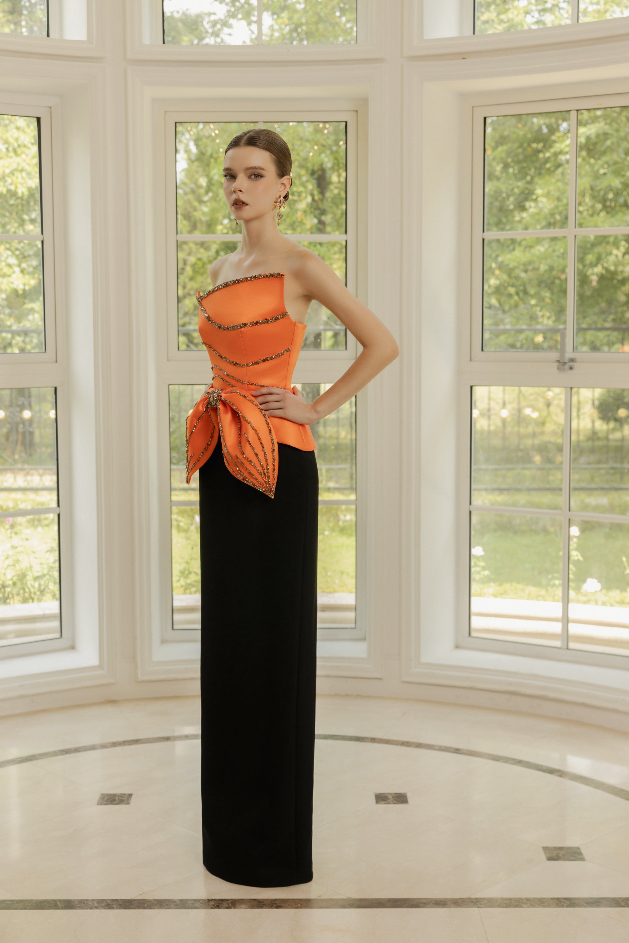 Noémie Taffeta Chanel Dress