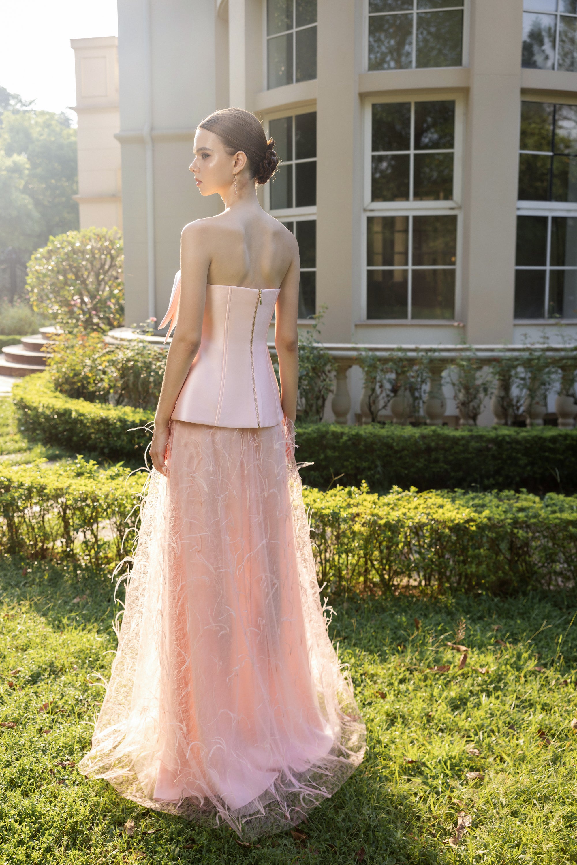 Colette taffeta and tulle dress