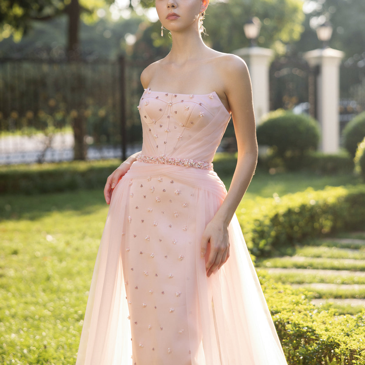 Valérie Silk and Tulle Dress