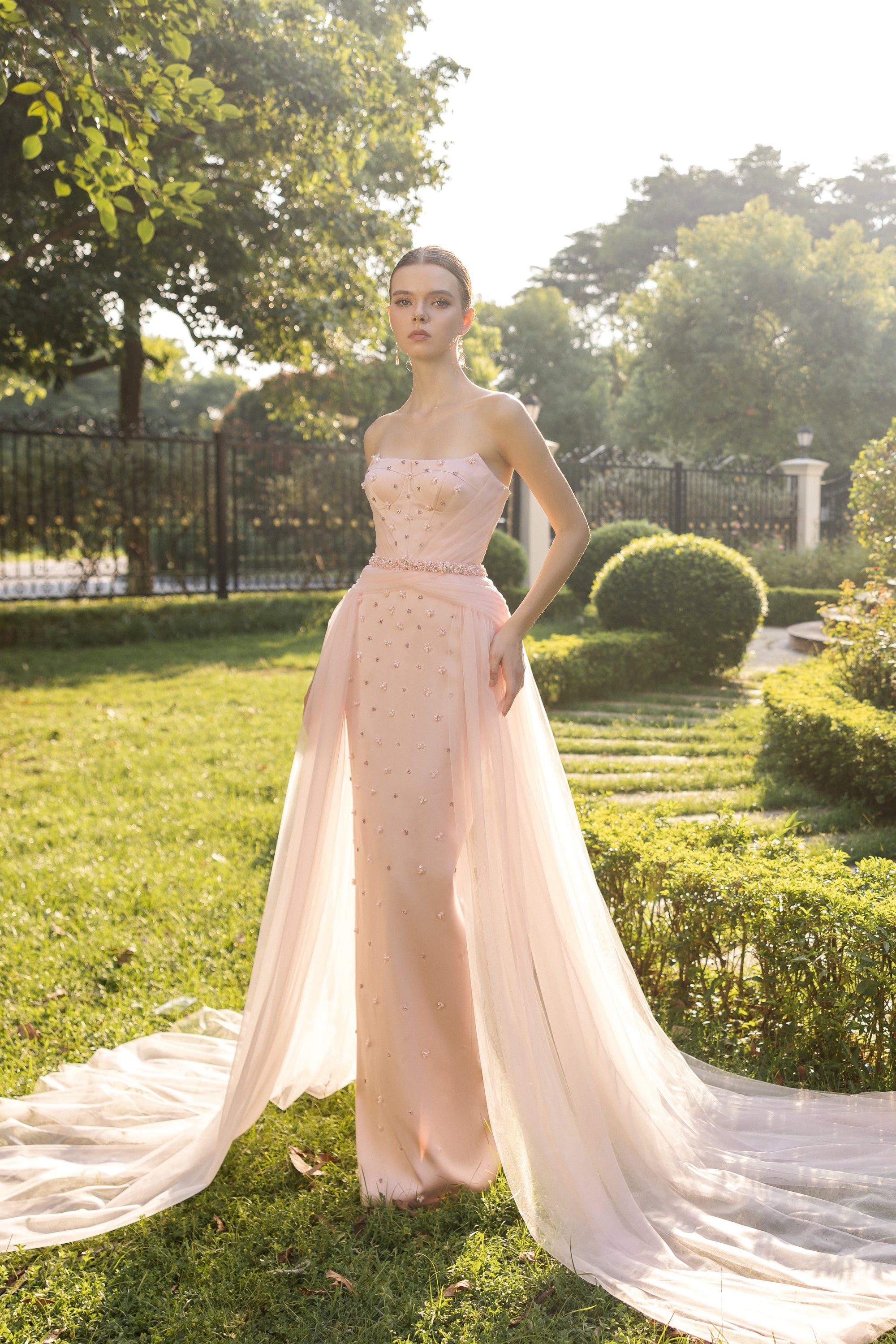 Valérie Silk and Tulle Dress