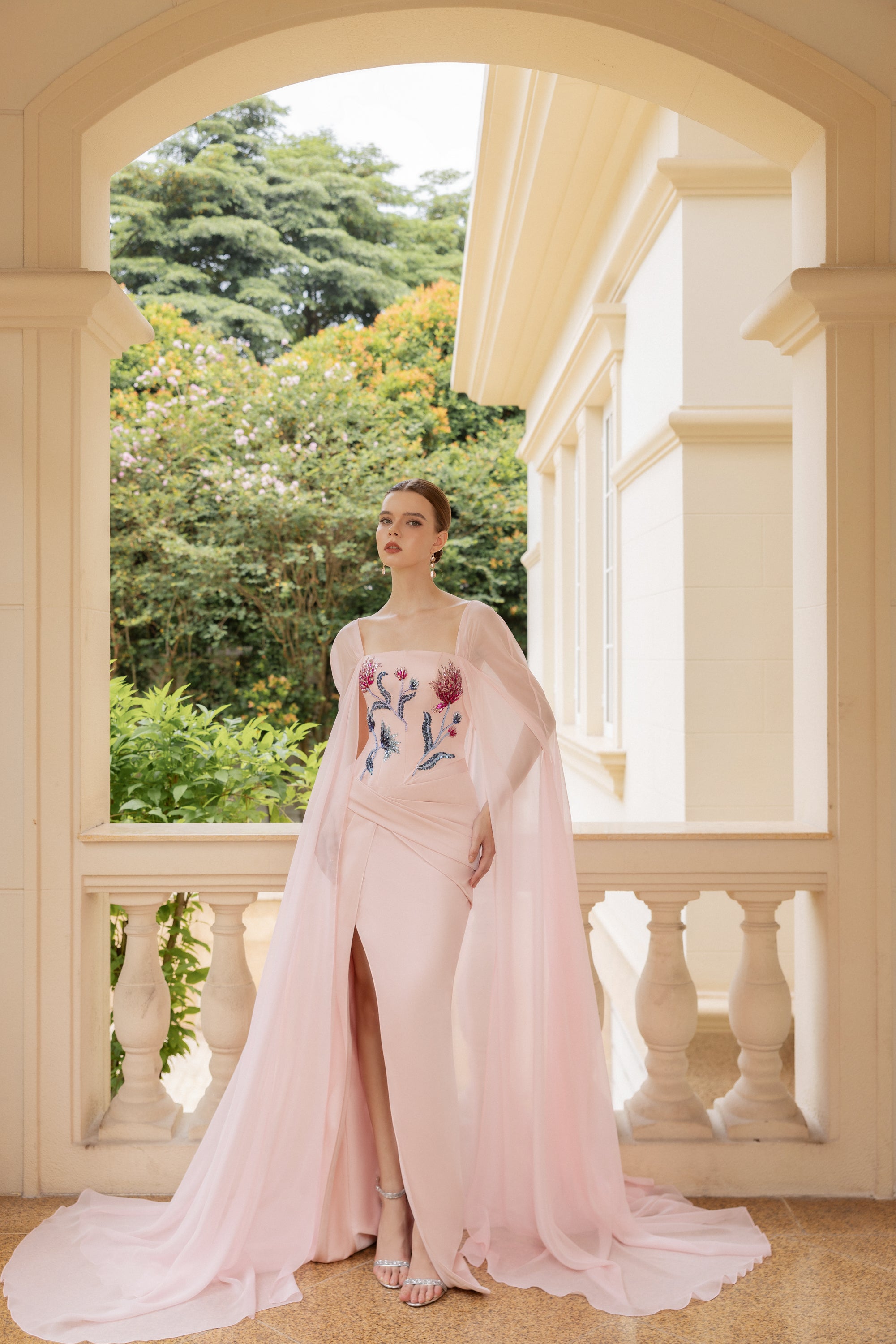 Adèle Taffeta and Silk Dress