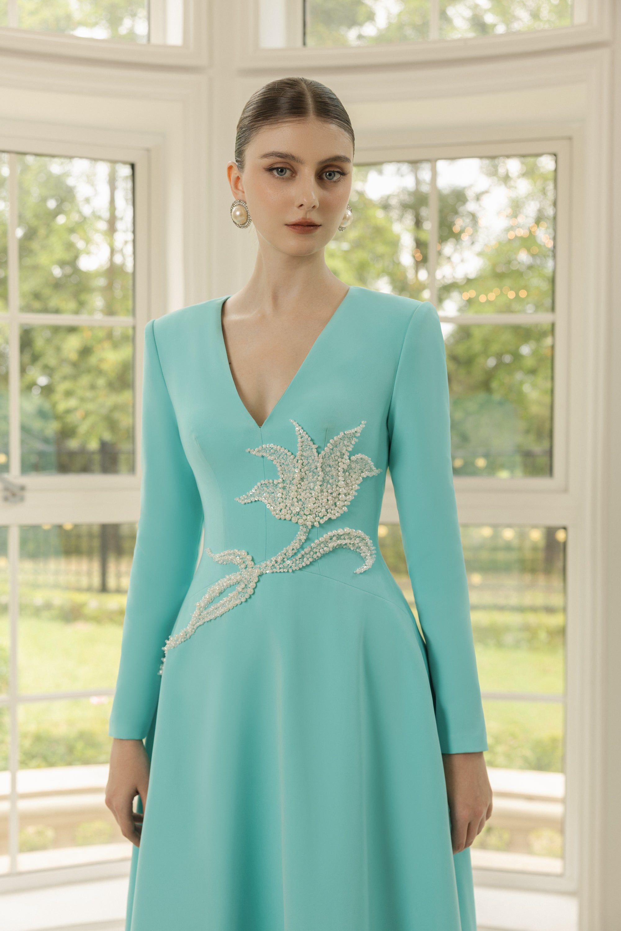 Aurélie Crepe Dress