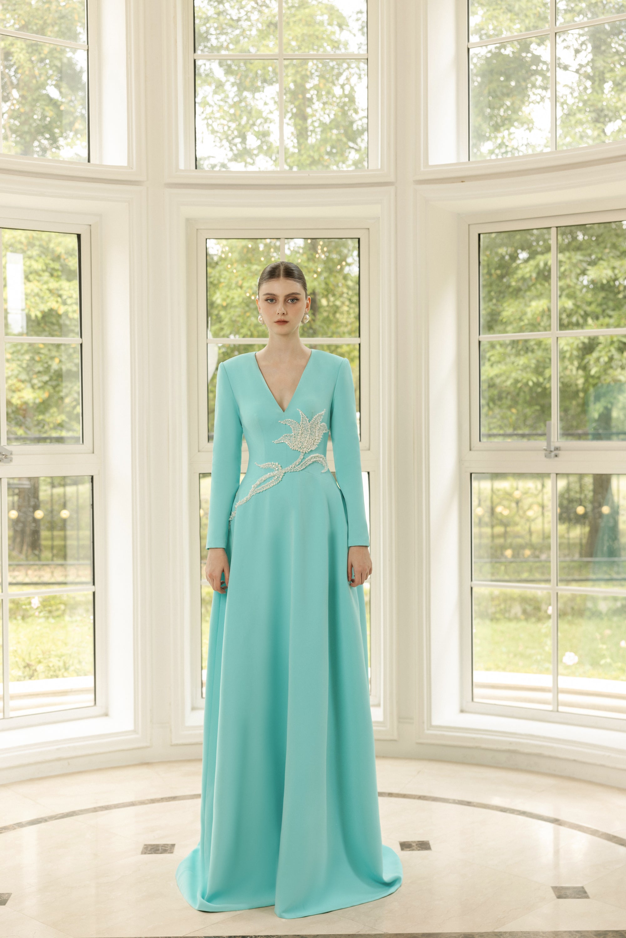 Aurélie Crepe Dress