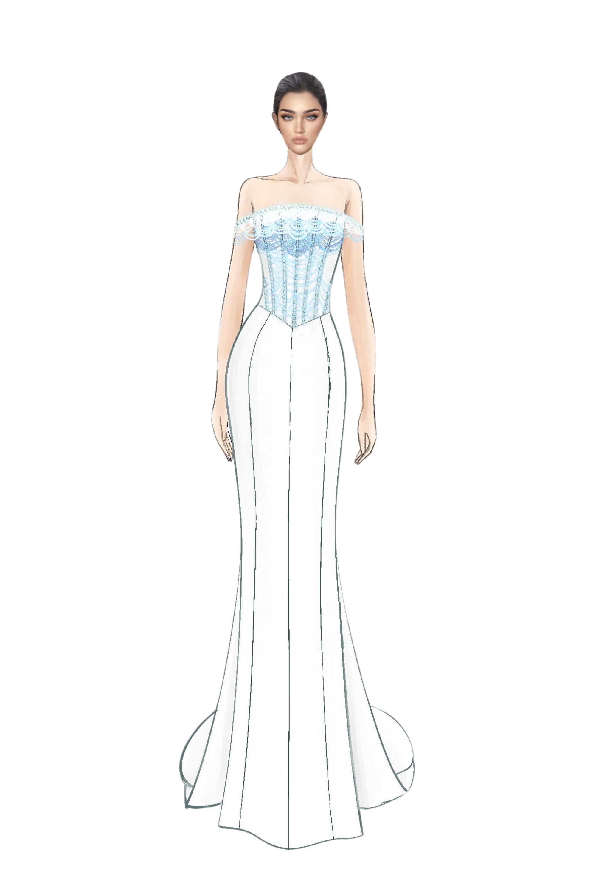 Delphine Crepe Dress