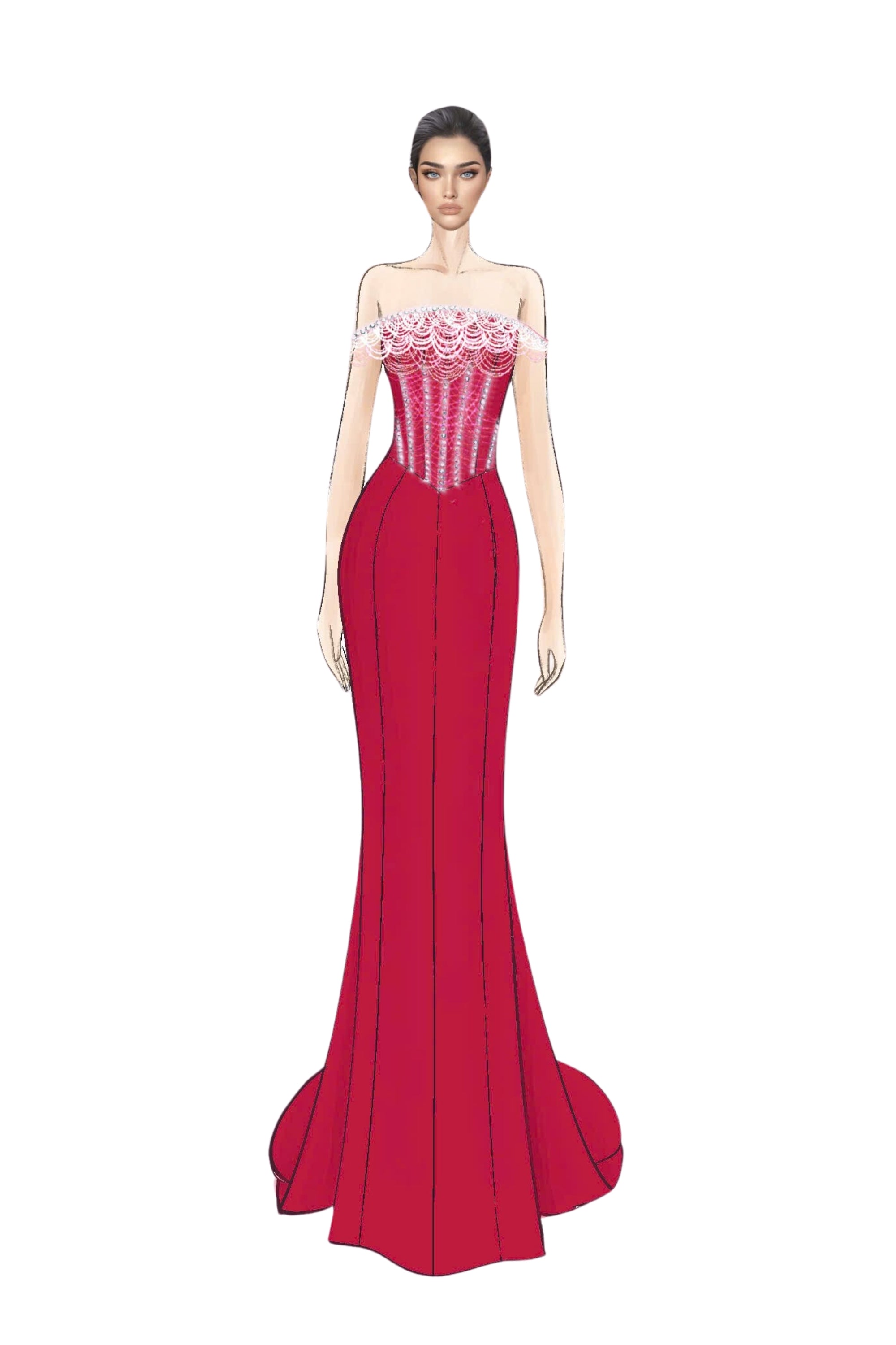 Delphine Crepe Dress