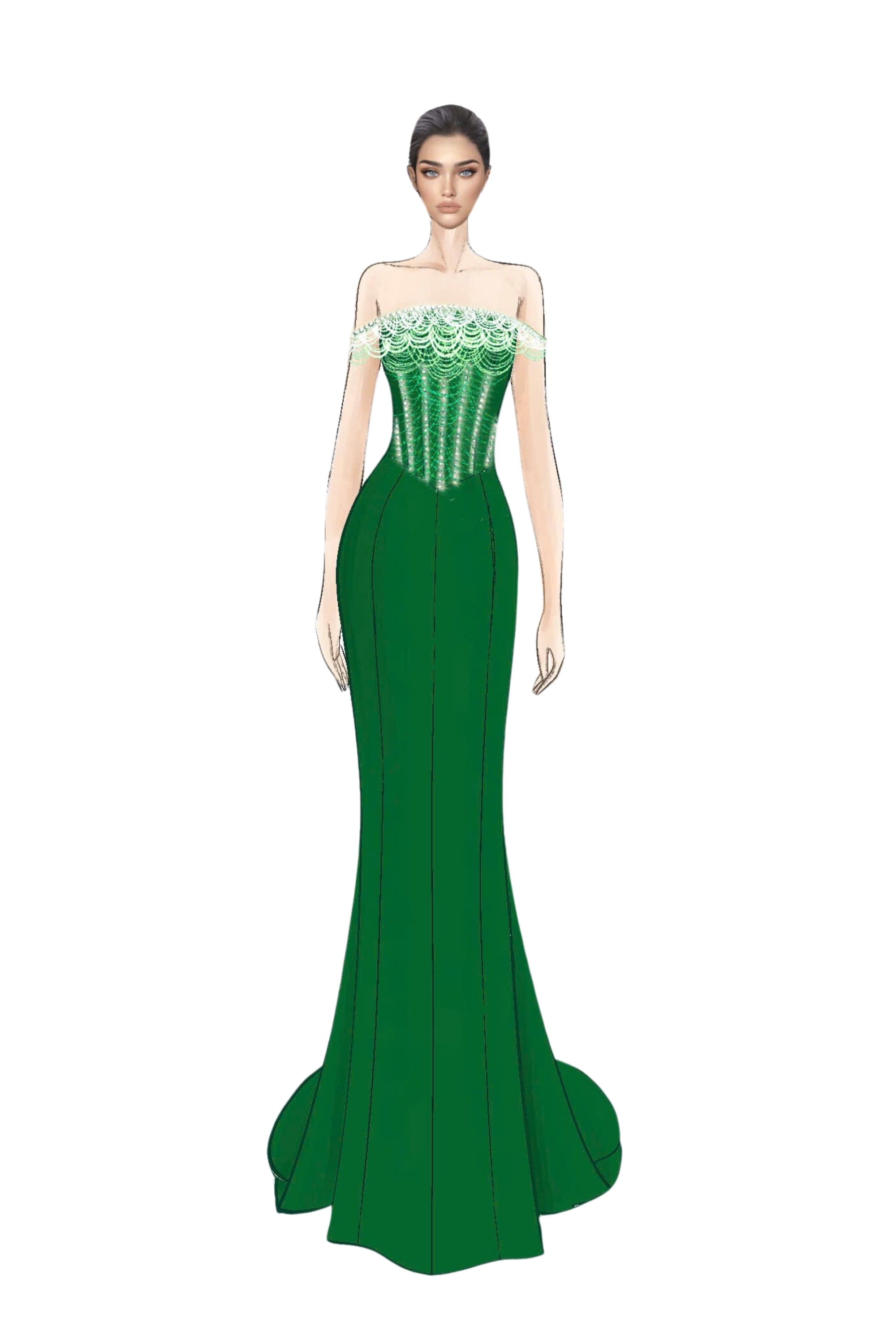 Delphine Crepe Dress