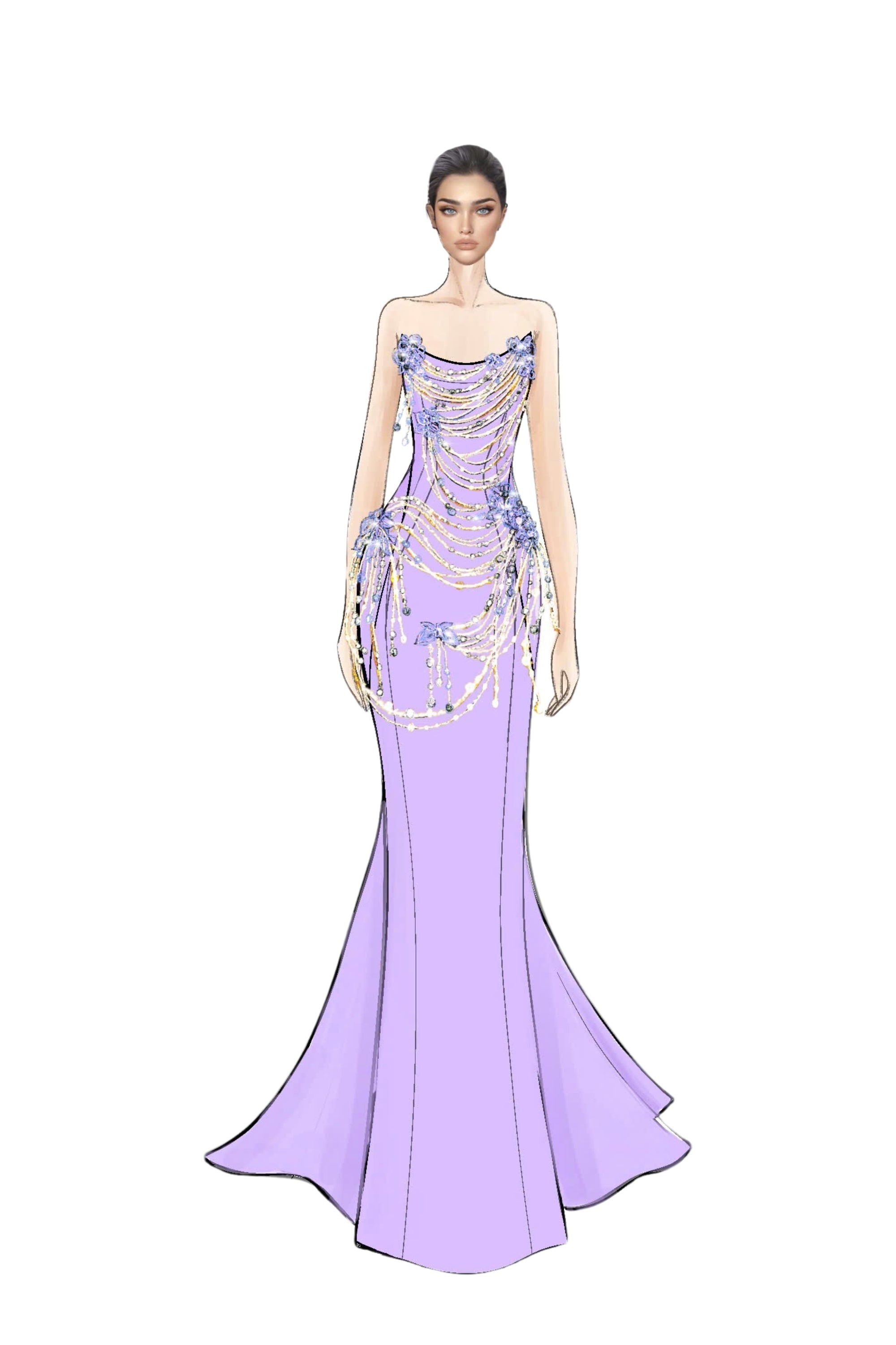 Mathilde Silk Taffeta Dress