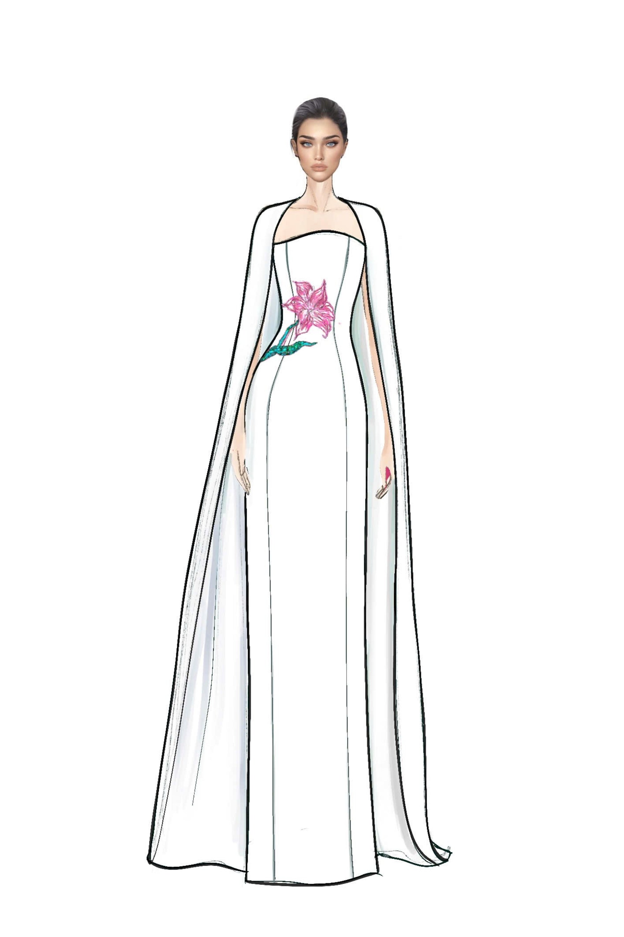 Béatrice Crepe Dress