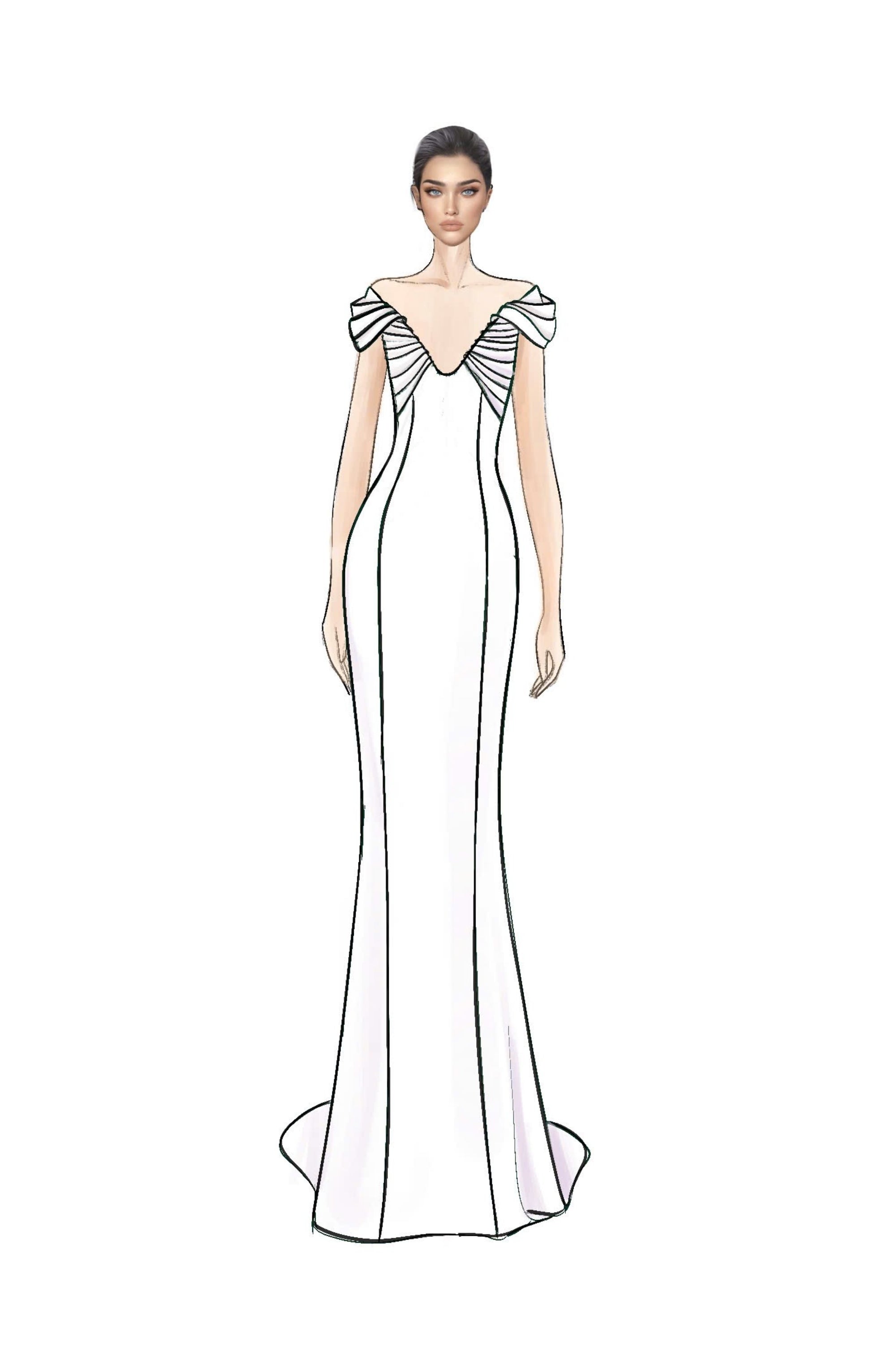 Estelle Taffeta Dress