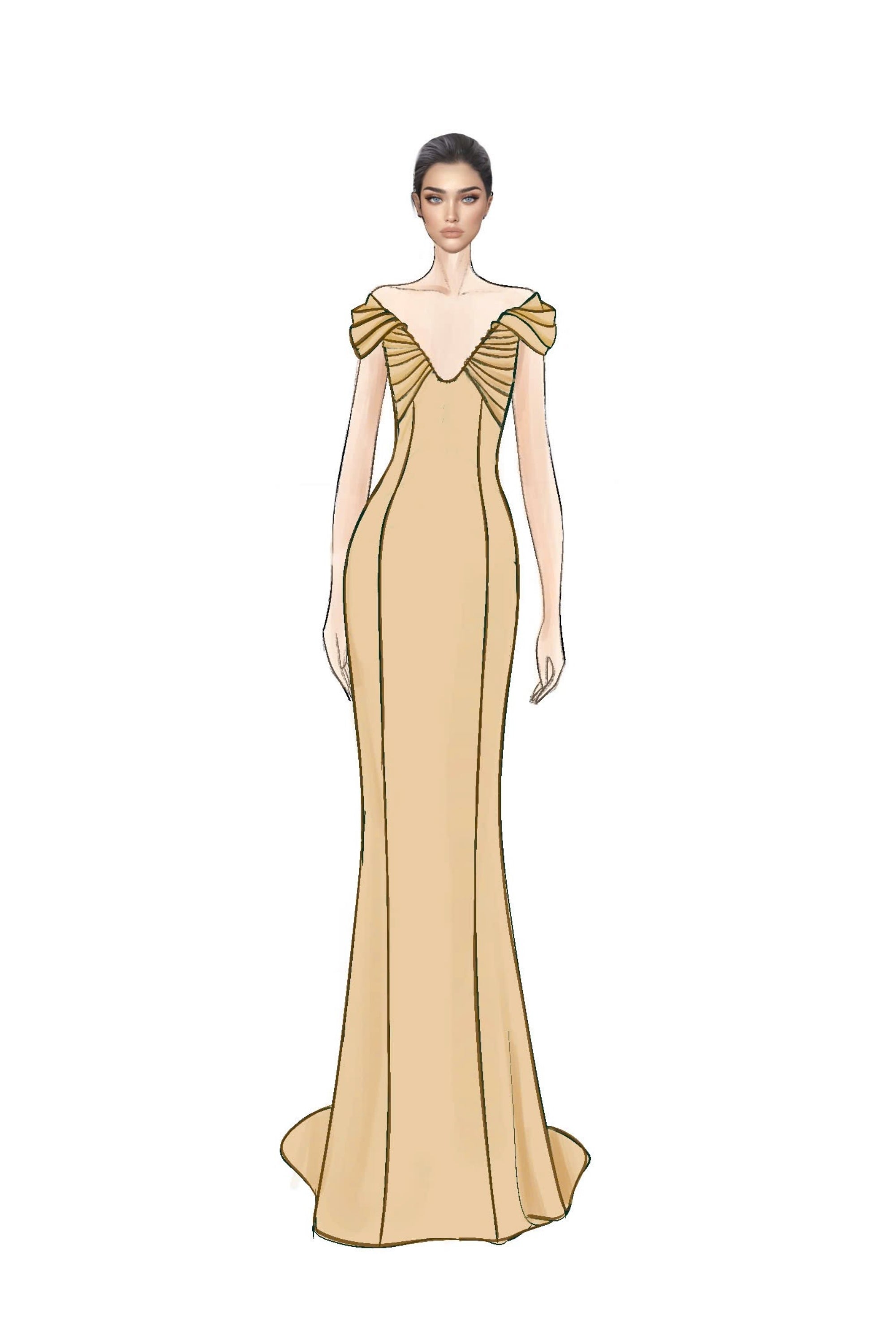 Estelle Taffeta Dress