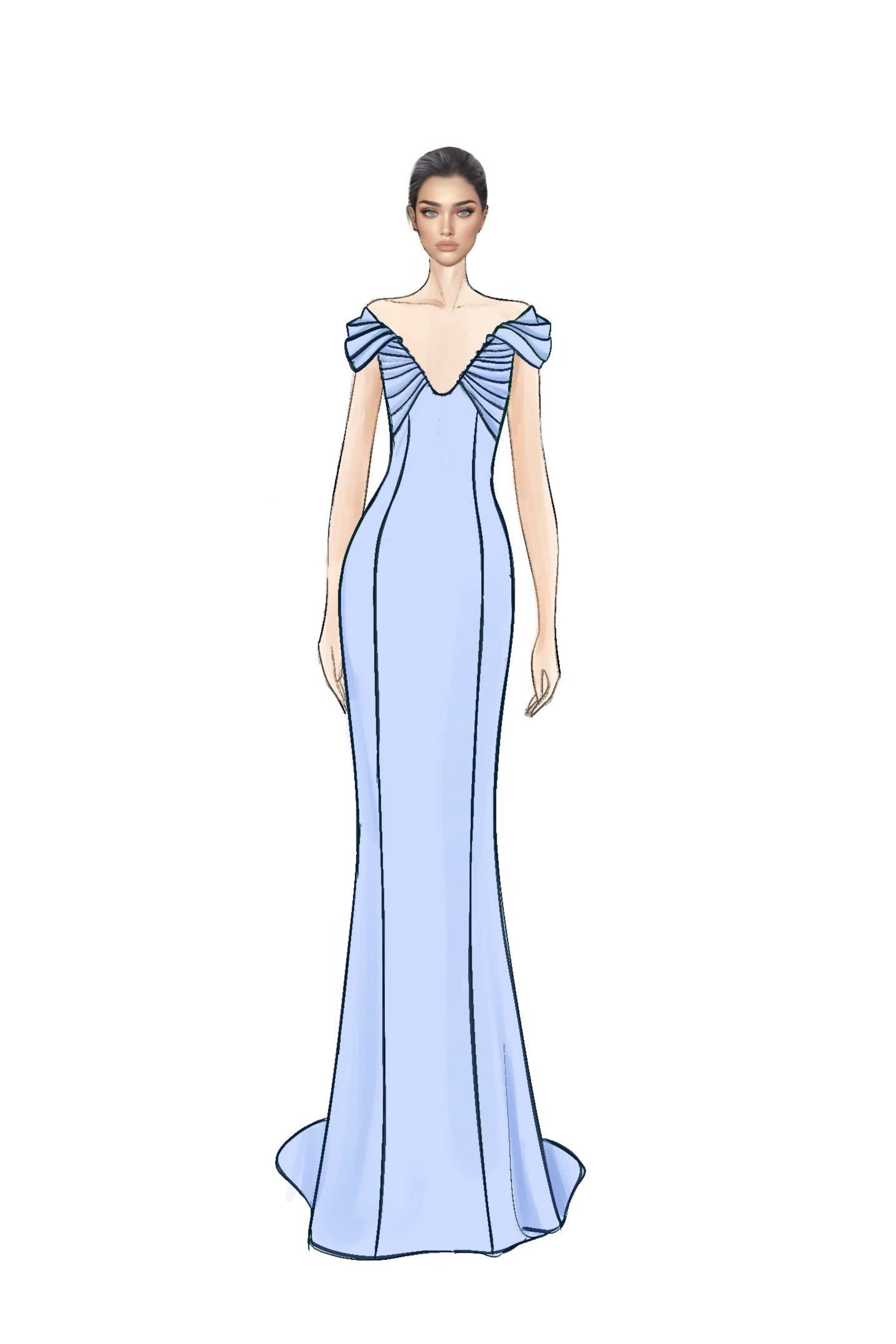 Estelle Taffeta Dress