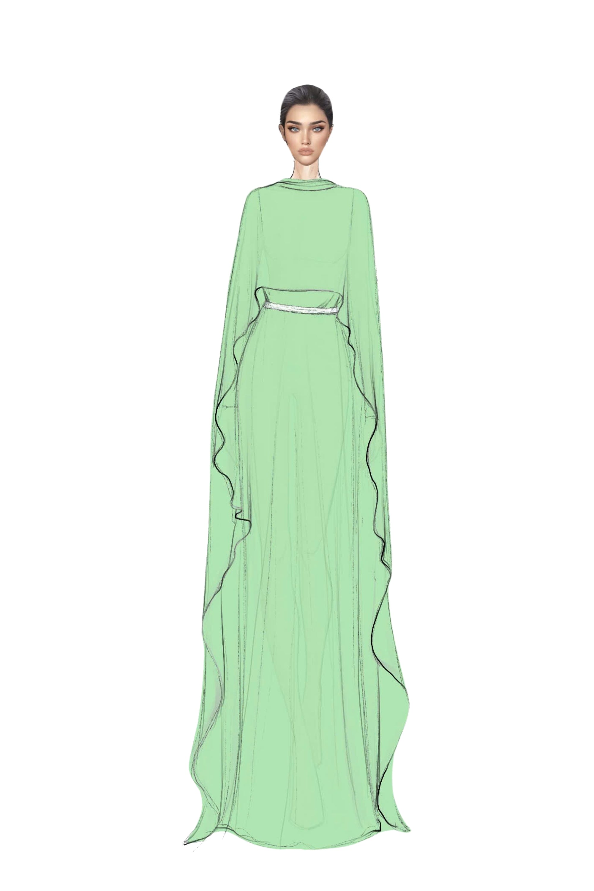 Anaïs Chiffon Dress