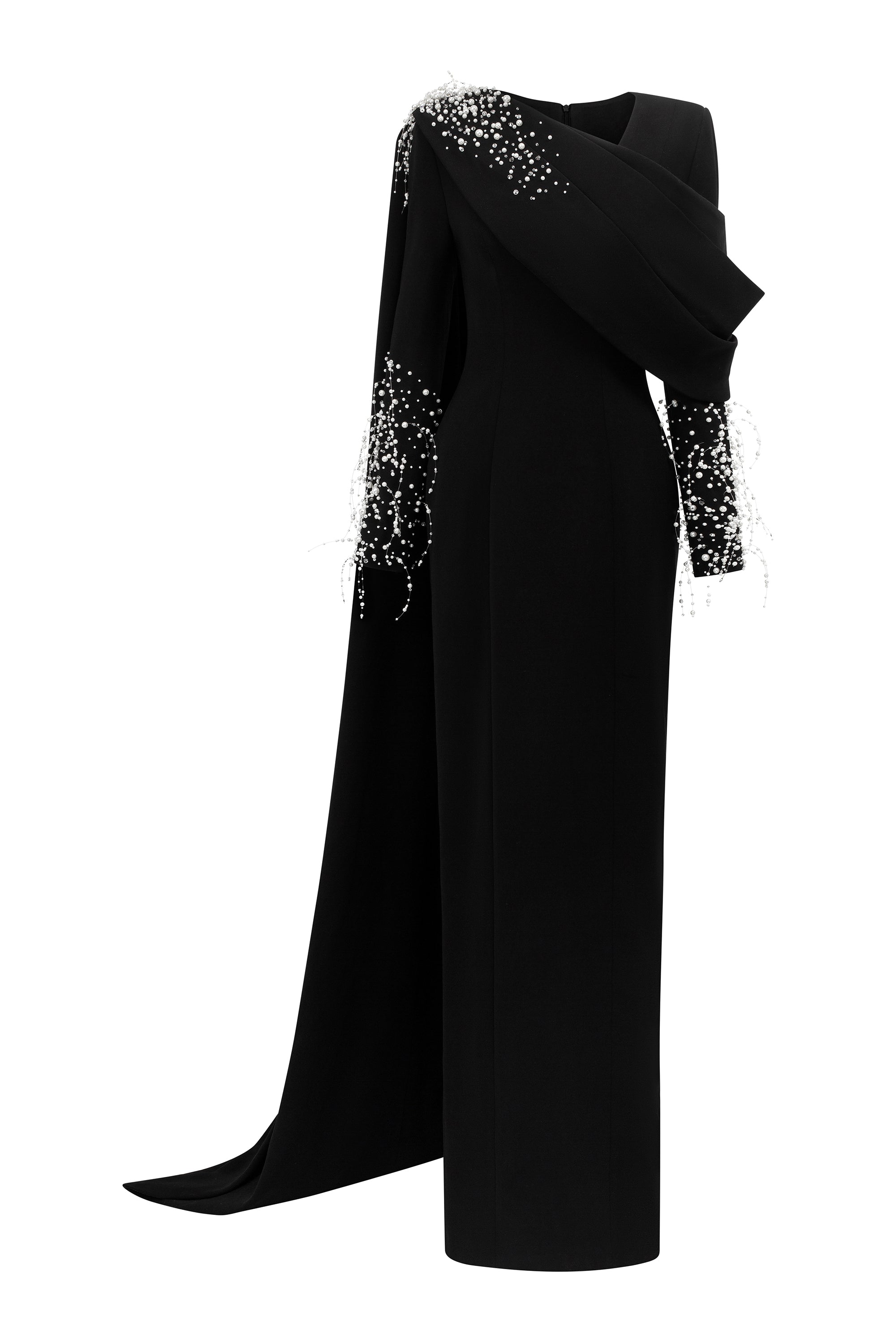 Amna crepe dress