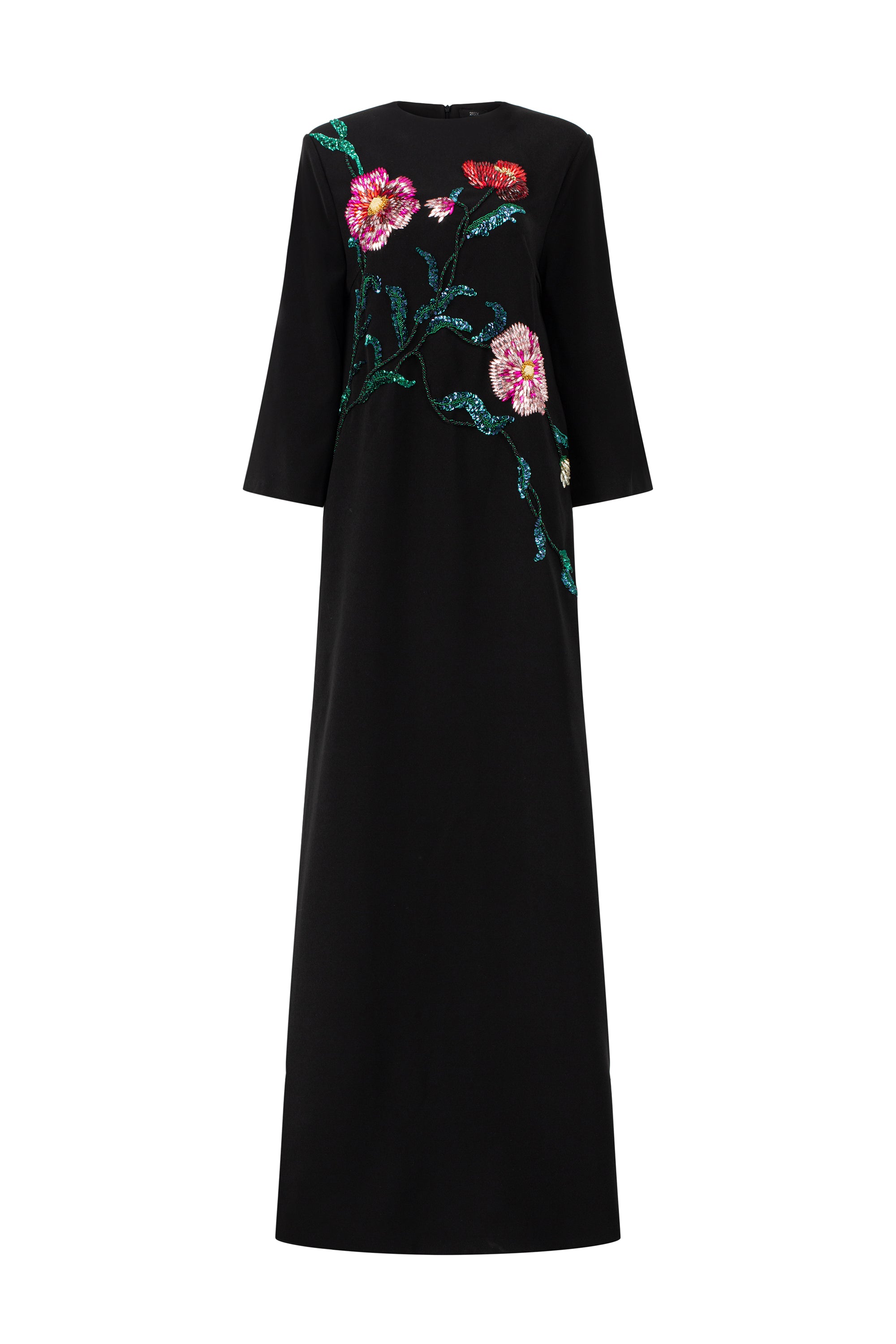 Zara crepe A-line dress