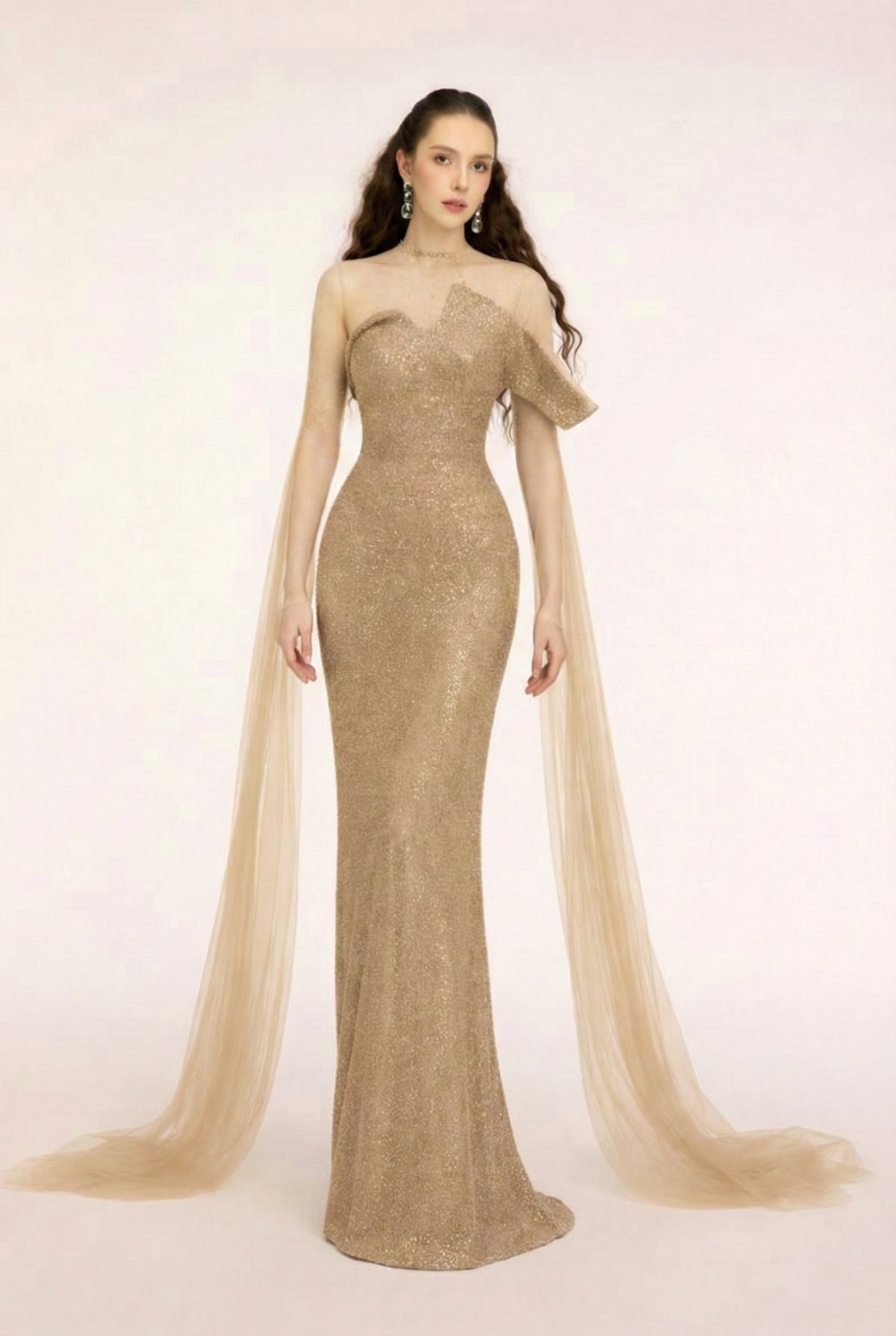 Elsinore Sequin & Tulle dress
