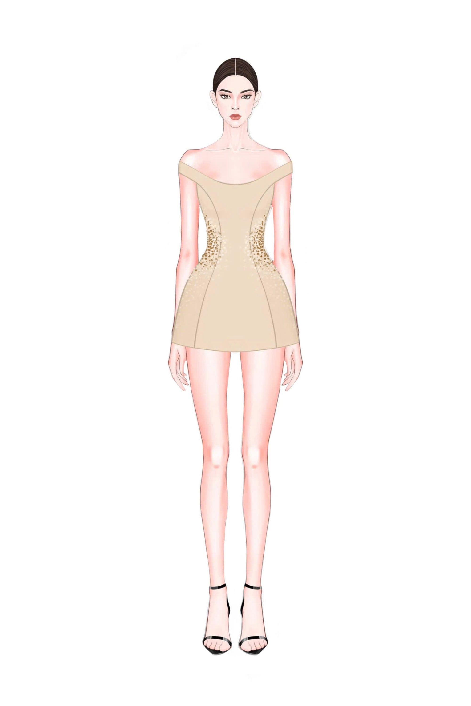 Yvaine Silk Taffeta Dress