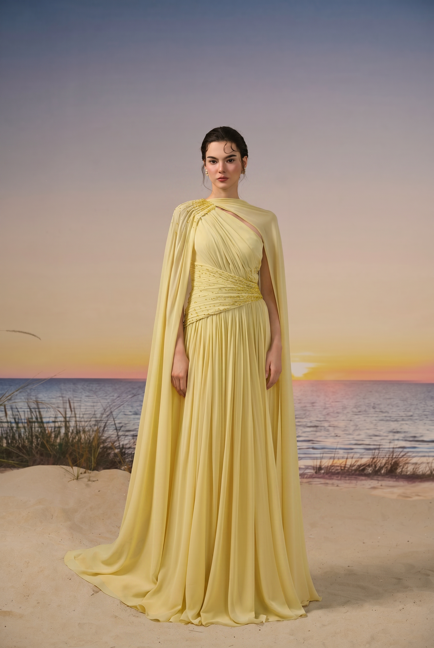Amara chiffon dress