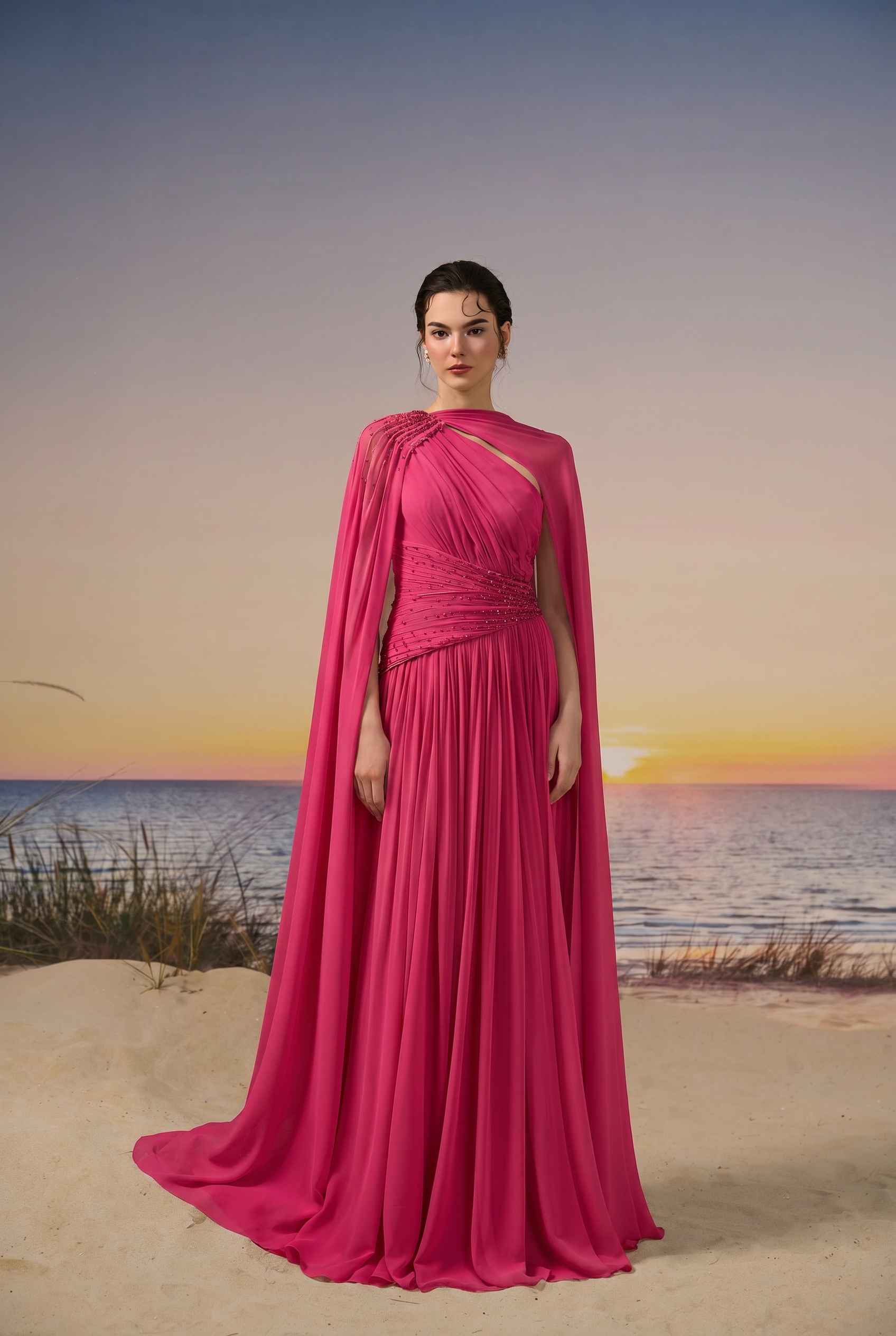 Amara chiffon dress