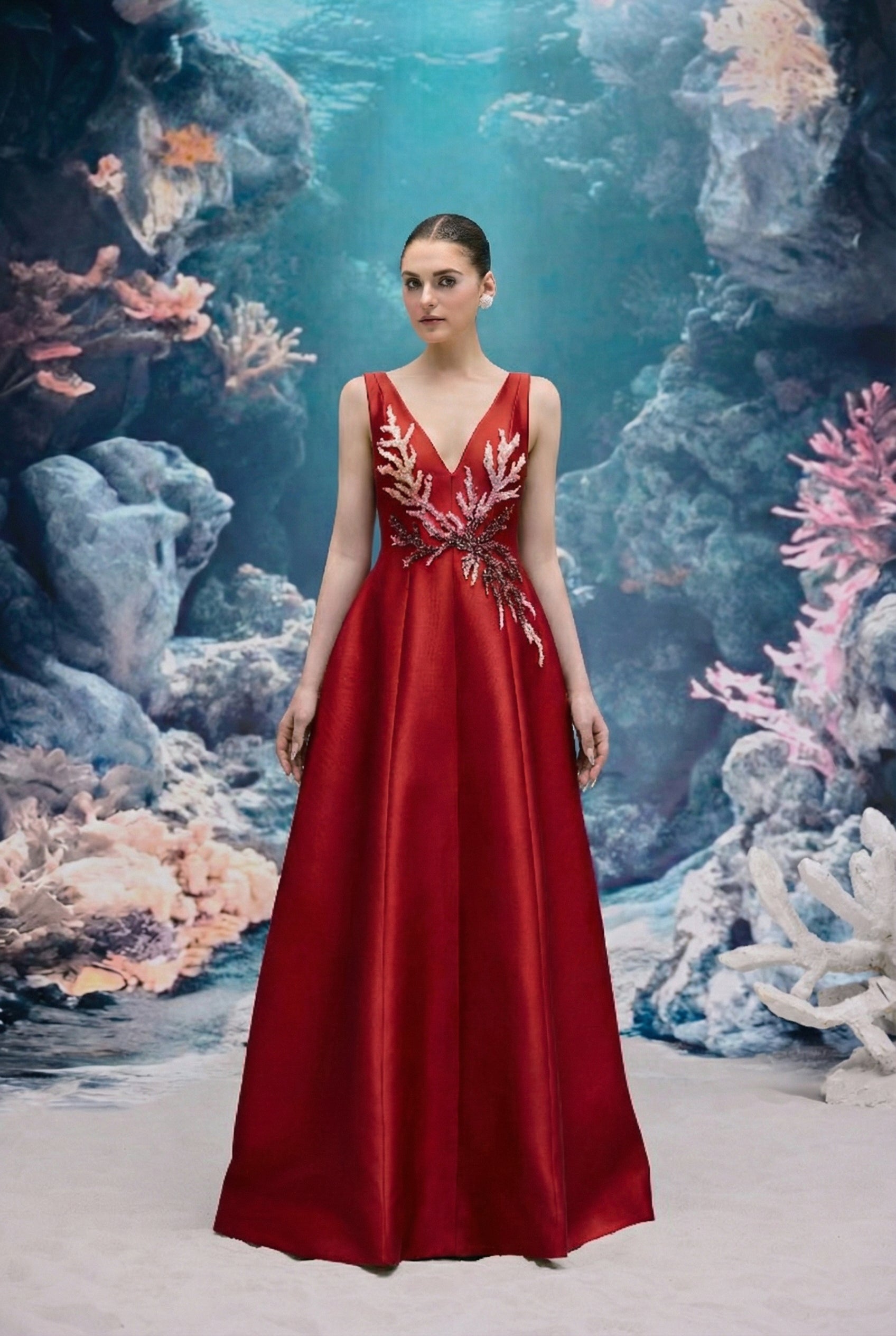 Evelina Royal Taffeta Dress