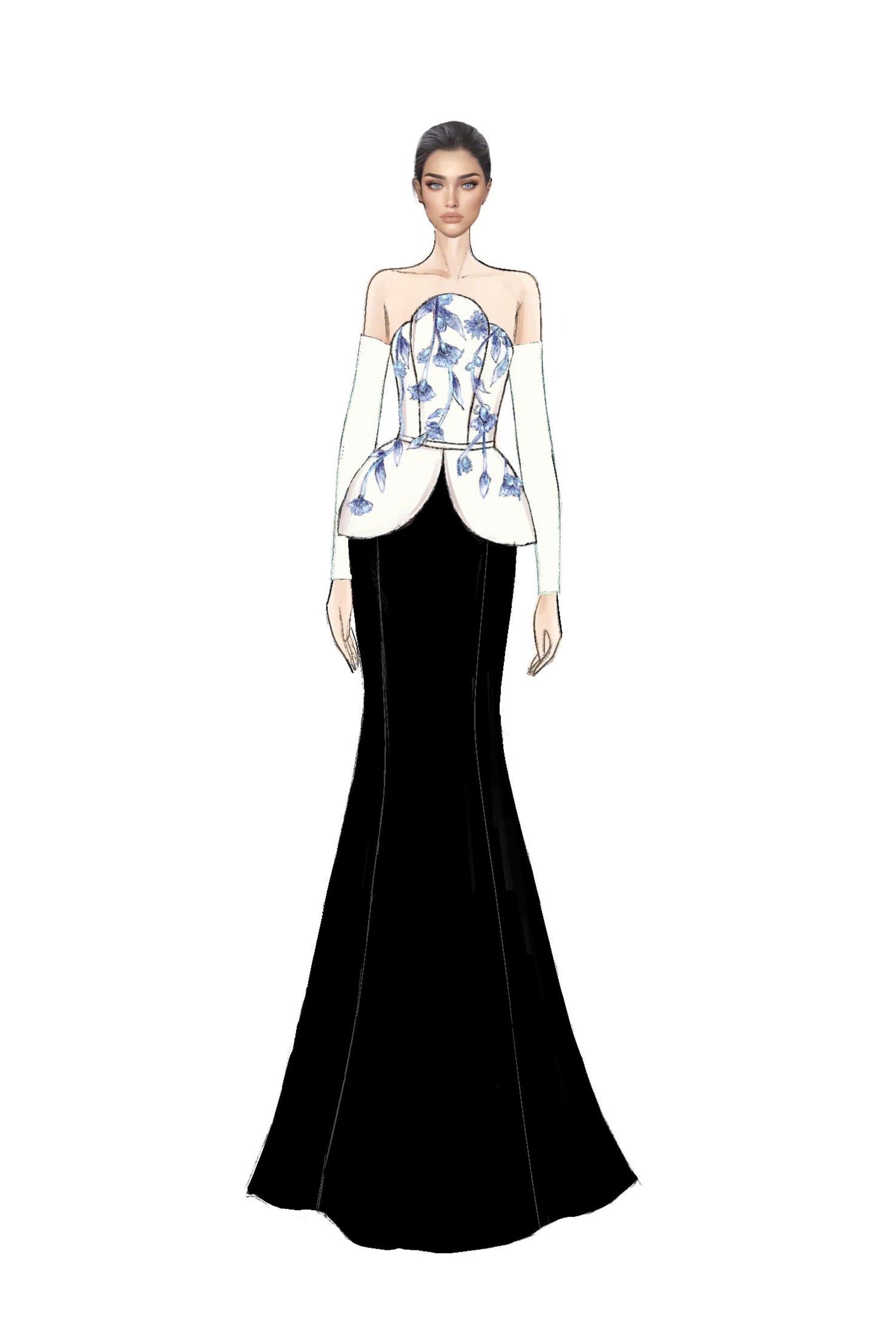 Dana silk taffeta dress