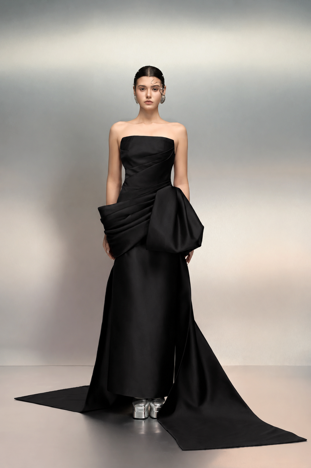 Jawaher royal taffeta dress