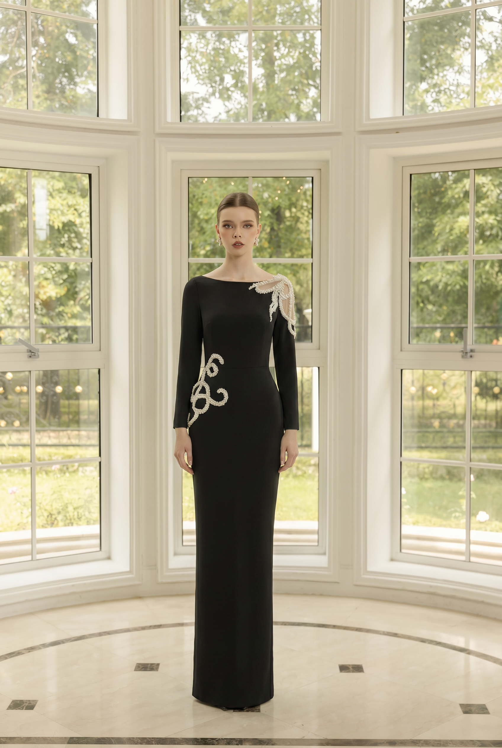 Sabine Crepe Dress