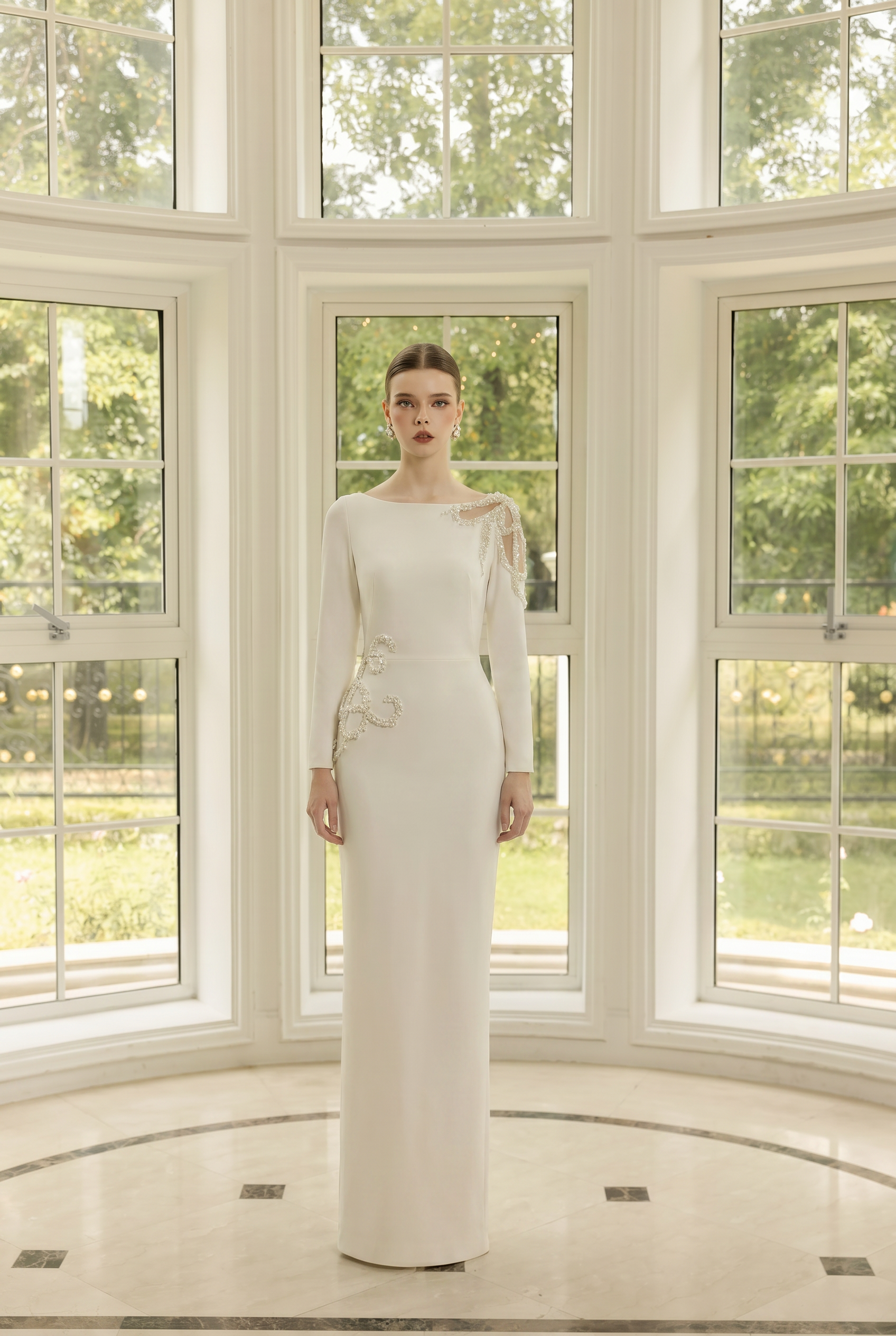 Sabine Crepe Dress