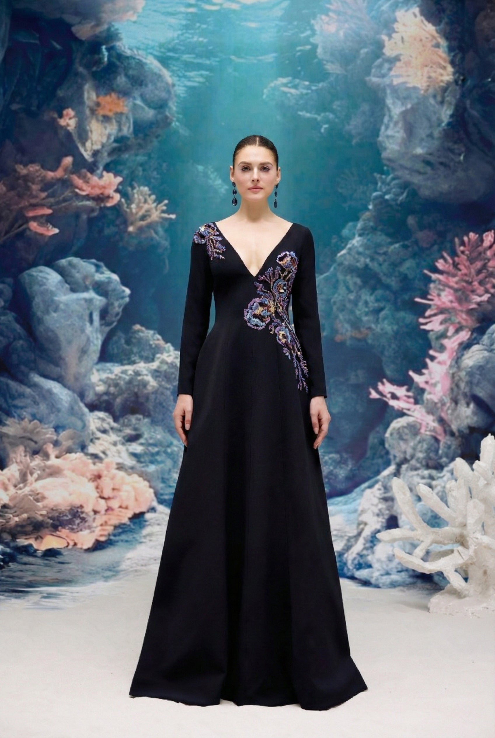 Alouette Crepe Dress