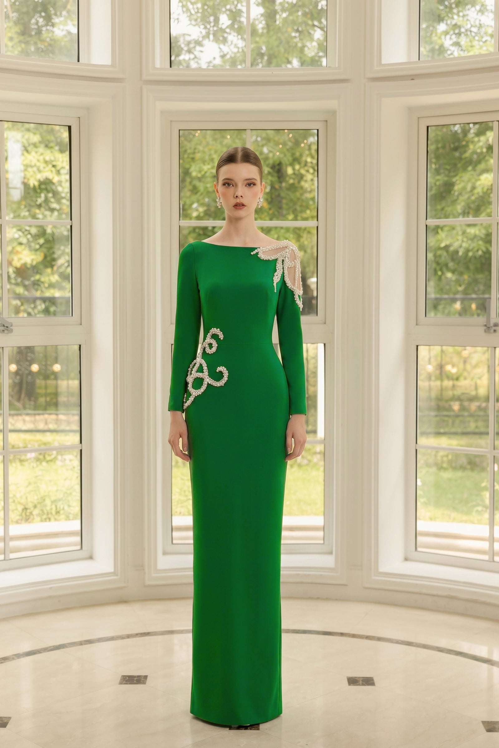 Sabine Crepe Dress