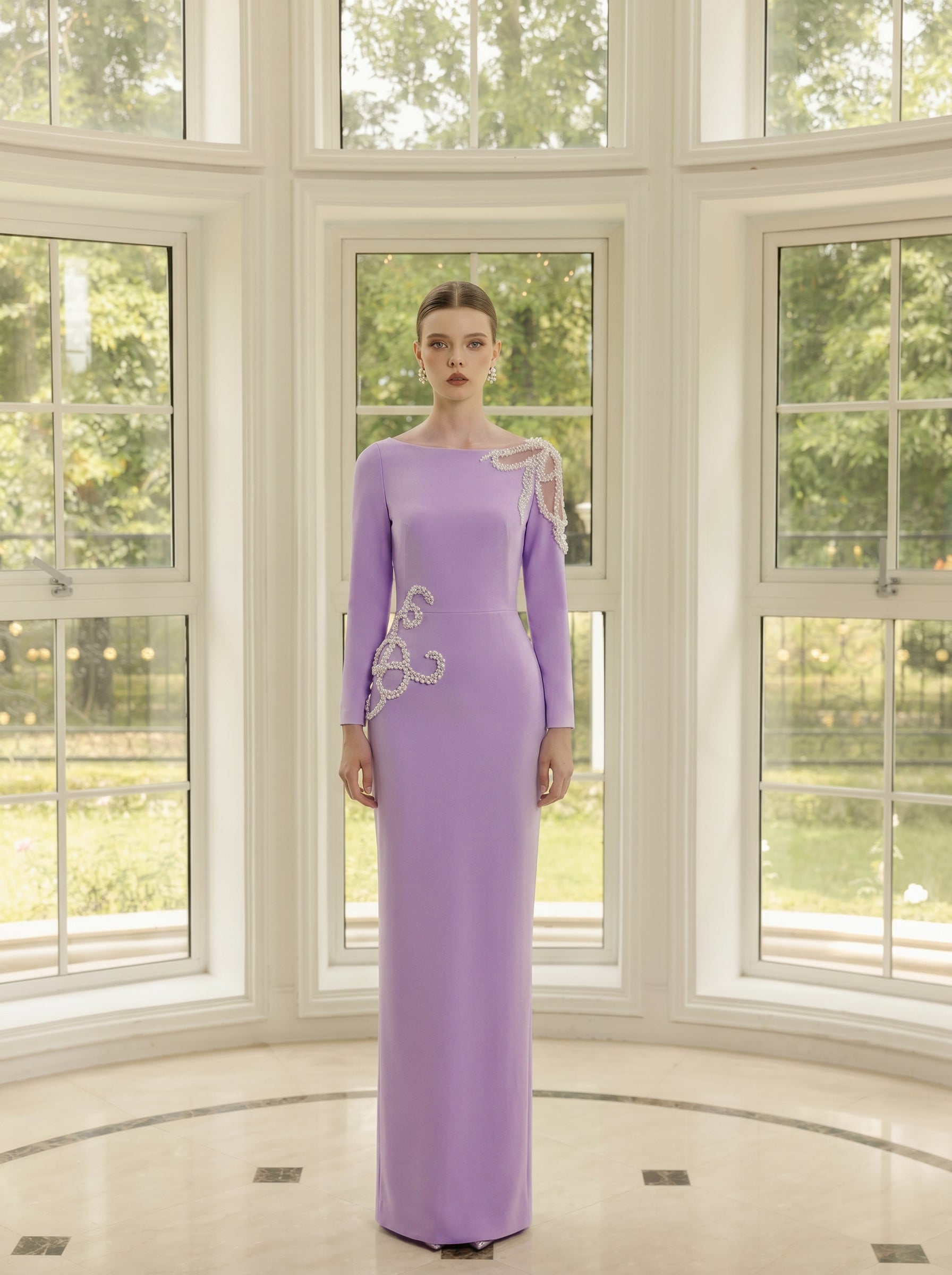 Sabine Crepe Dress