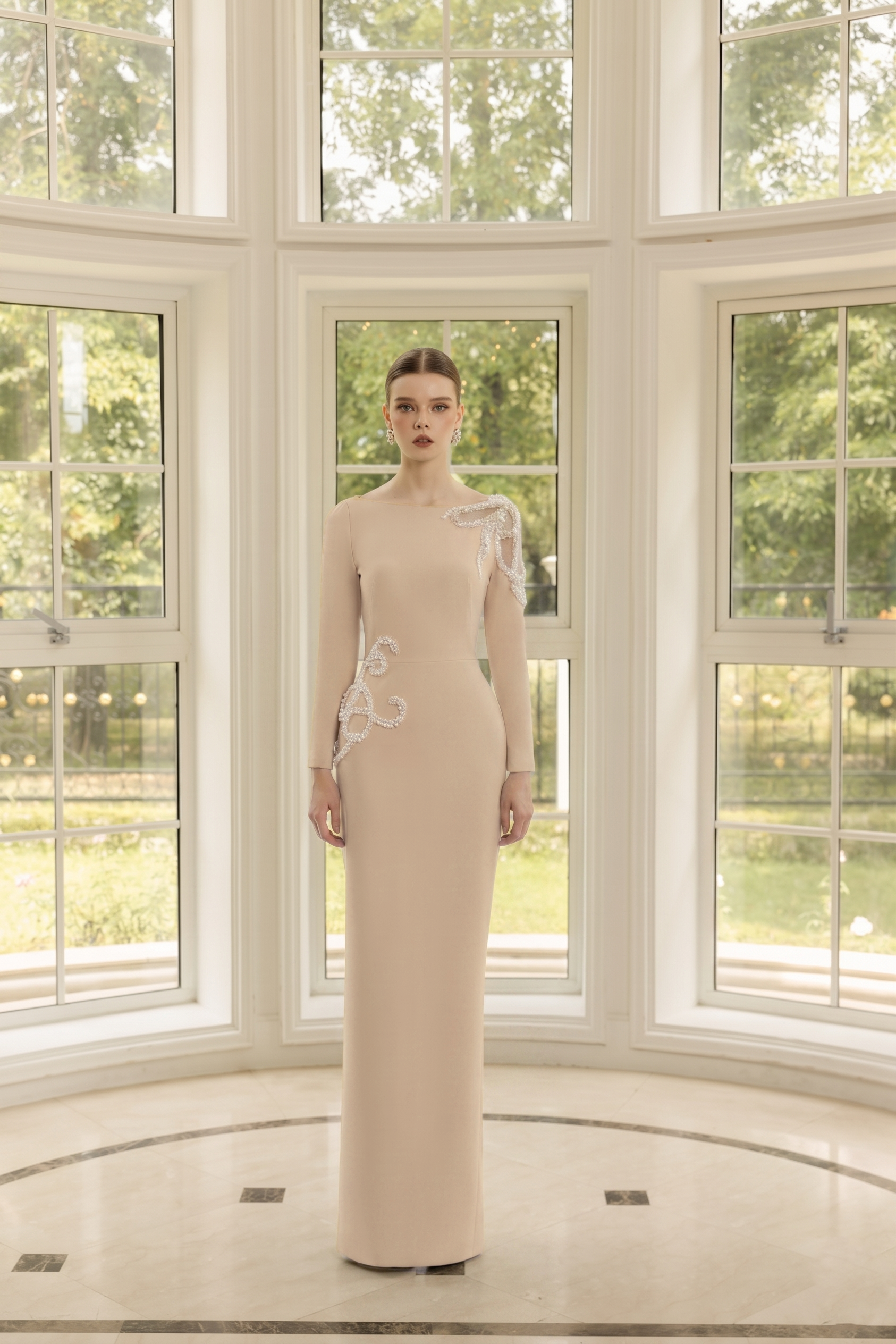Sabine Crepe Dress