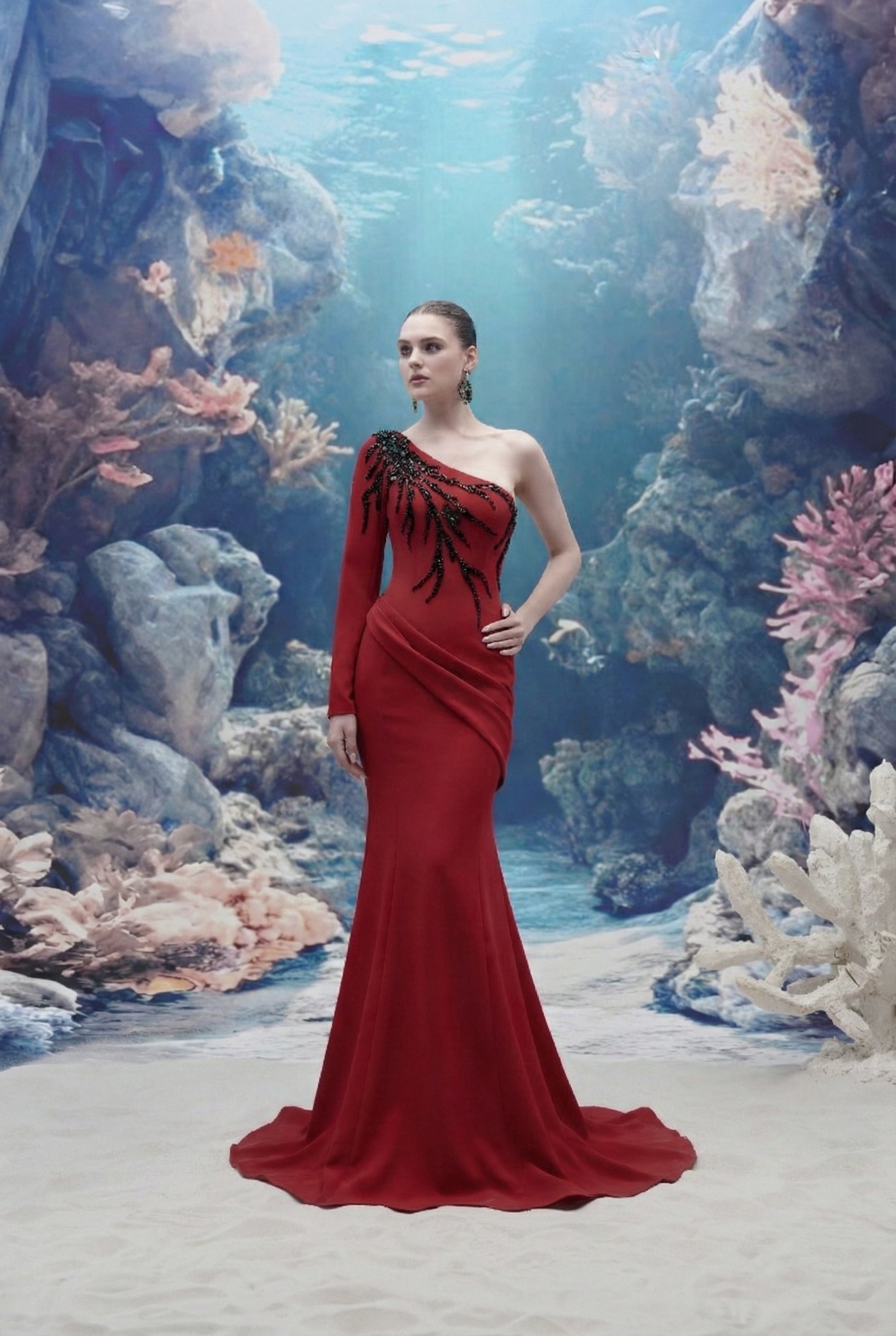 Darya Crepe Dress