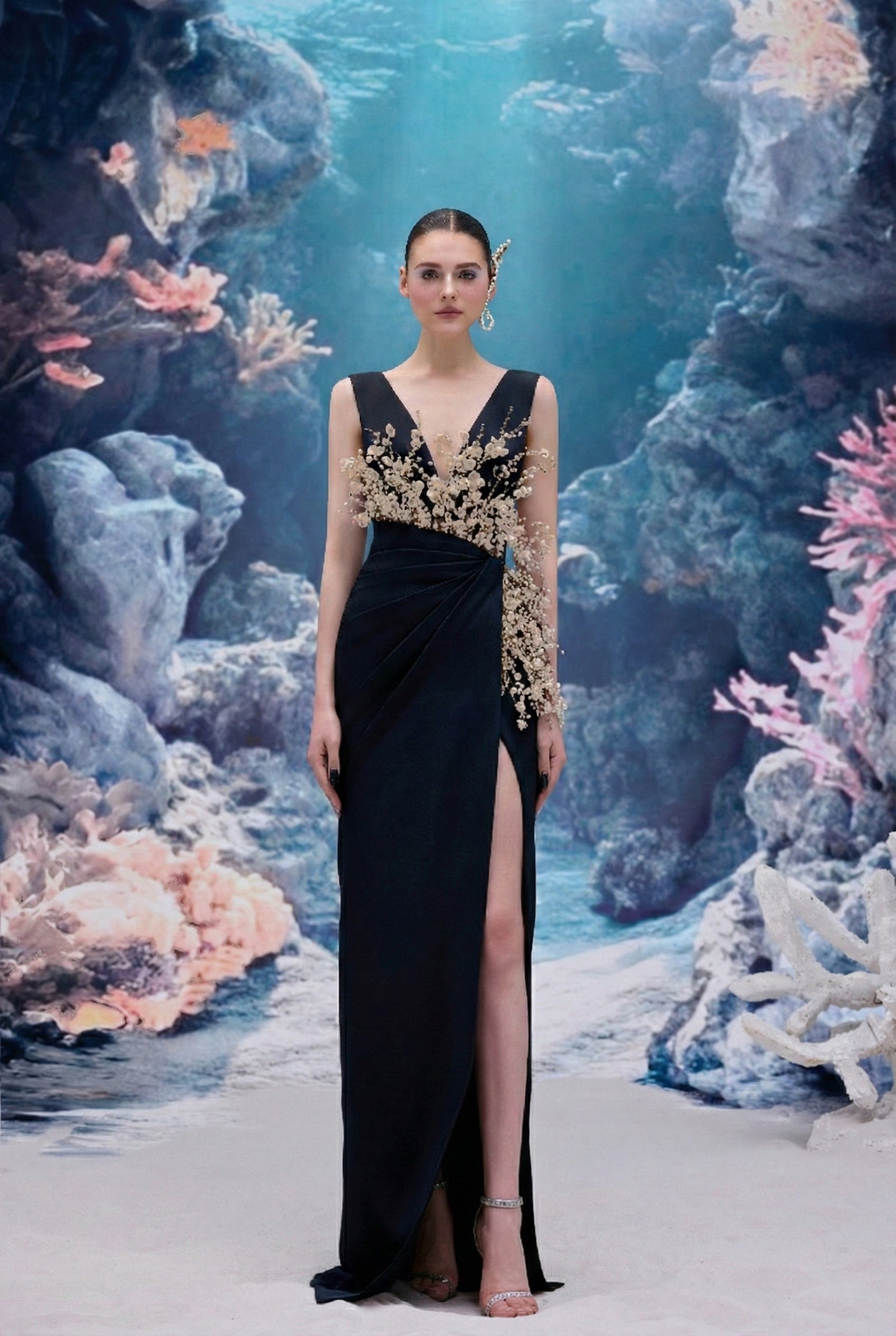 Giselle Silk Satin Dress