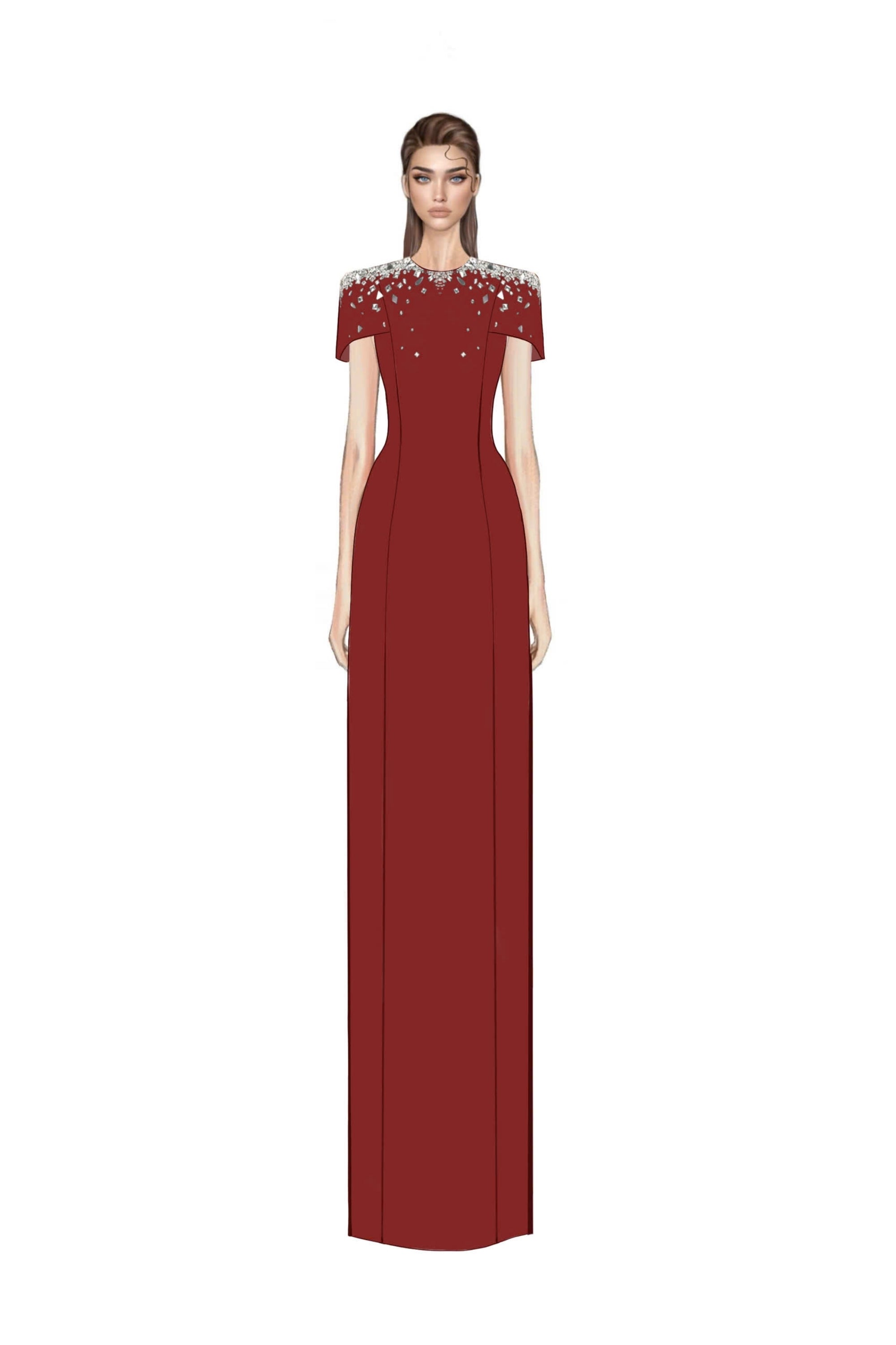 Serra crepe dress