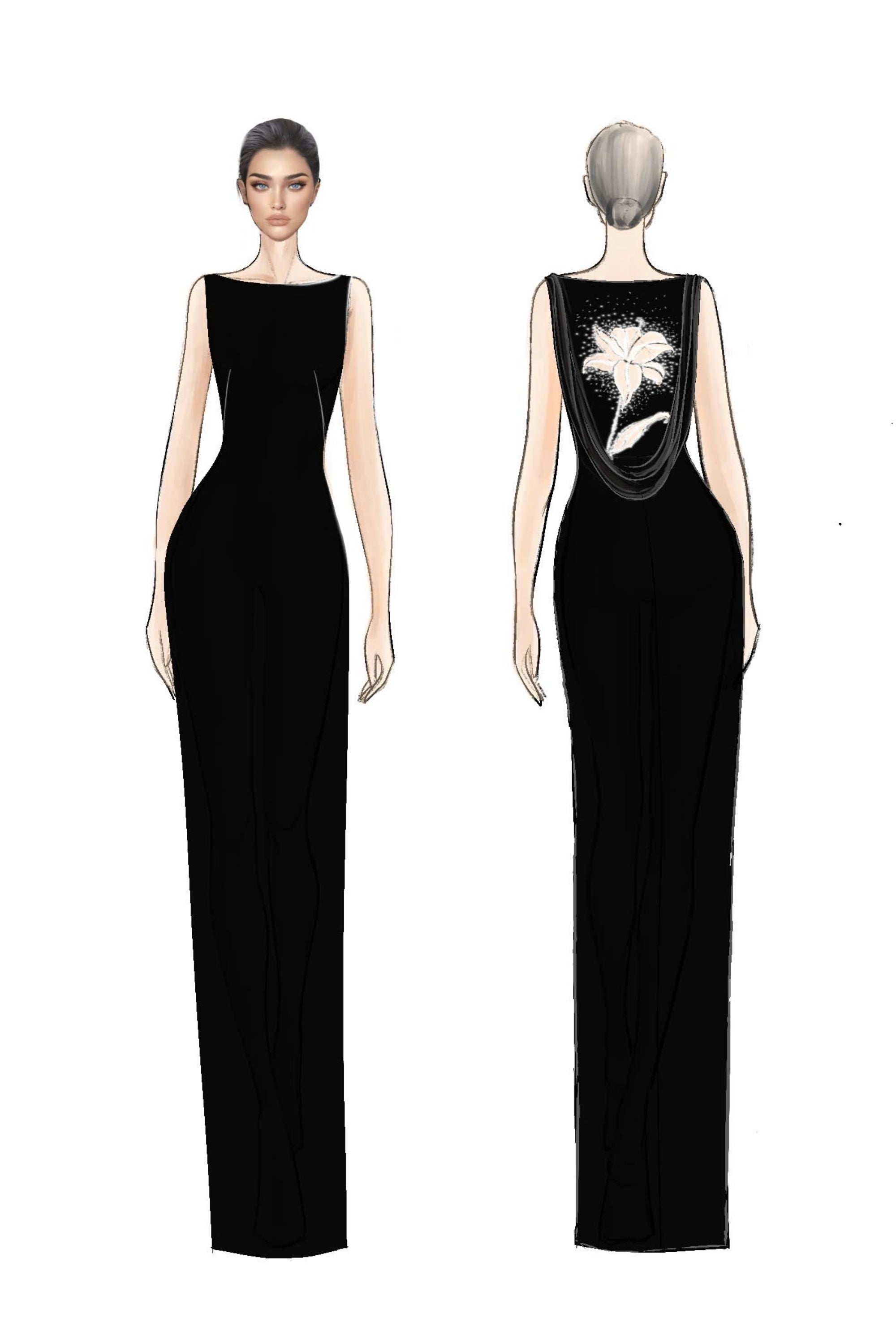 Maryamia crepe dress