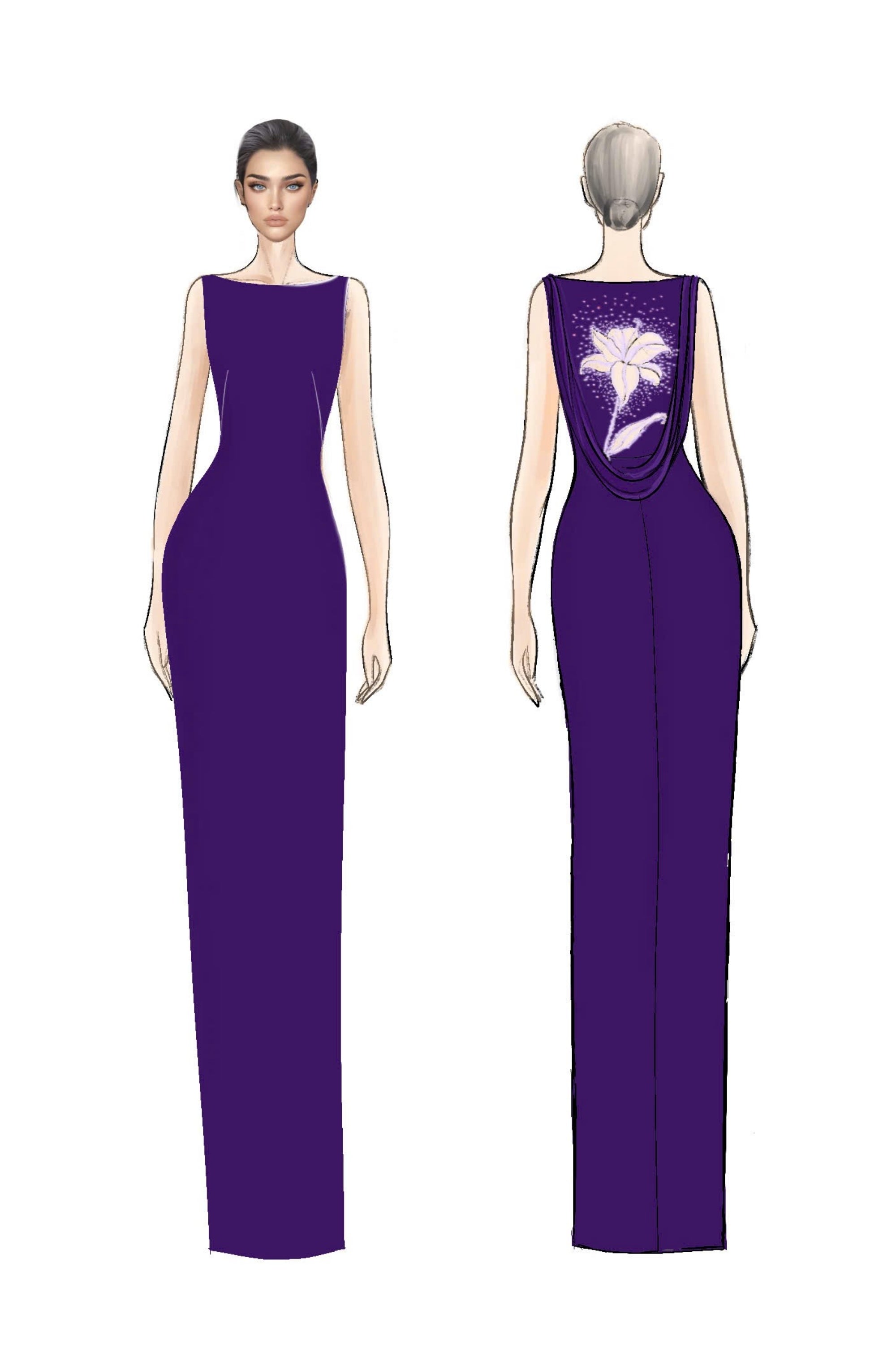 Maryamia crepe dress