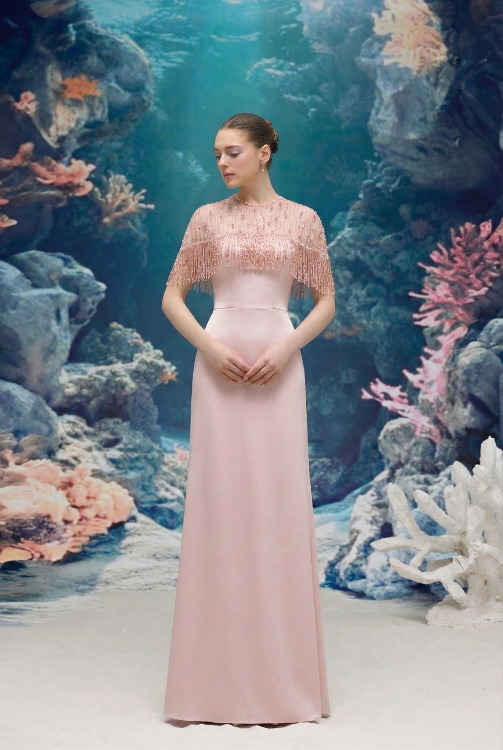 Marcelline Silk Taffeta & Tulle Dress
