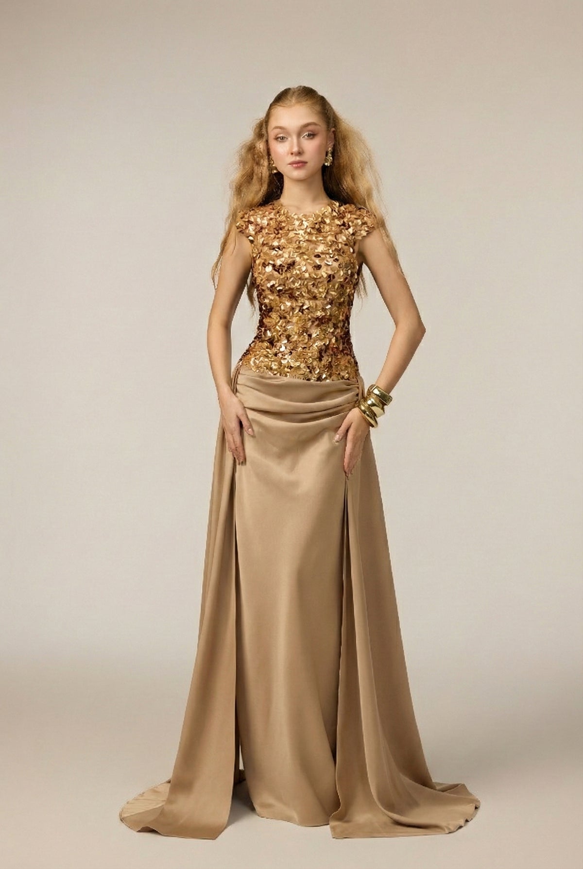 Anara Silk Satin dress