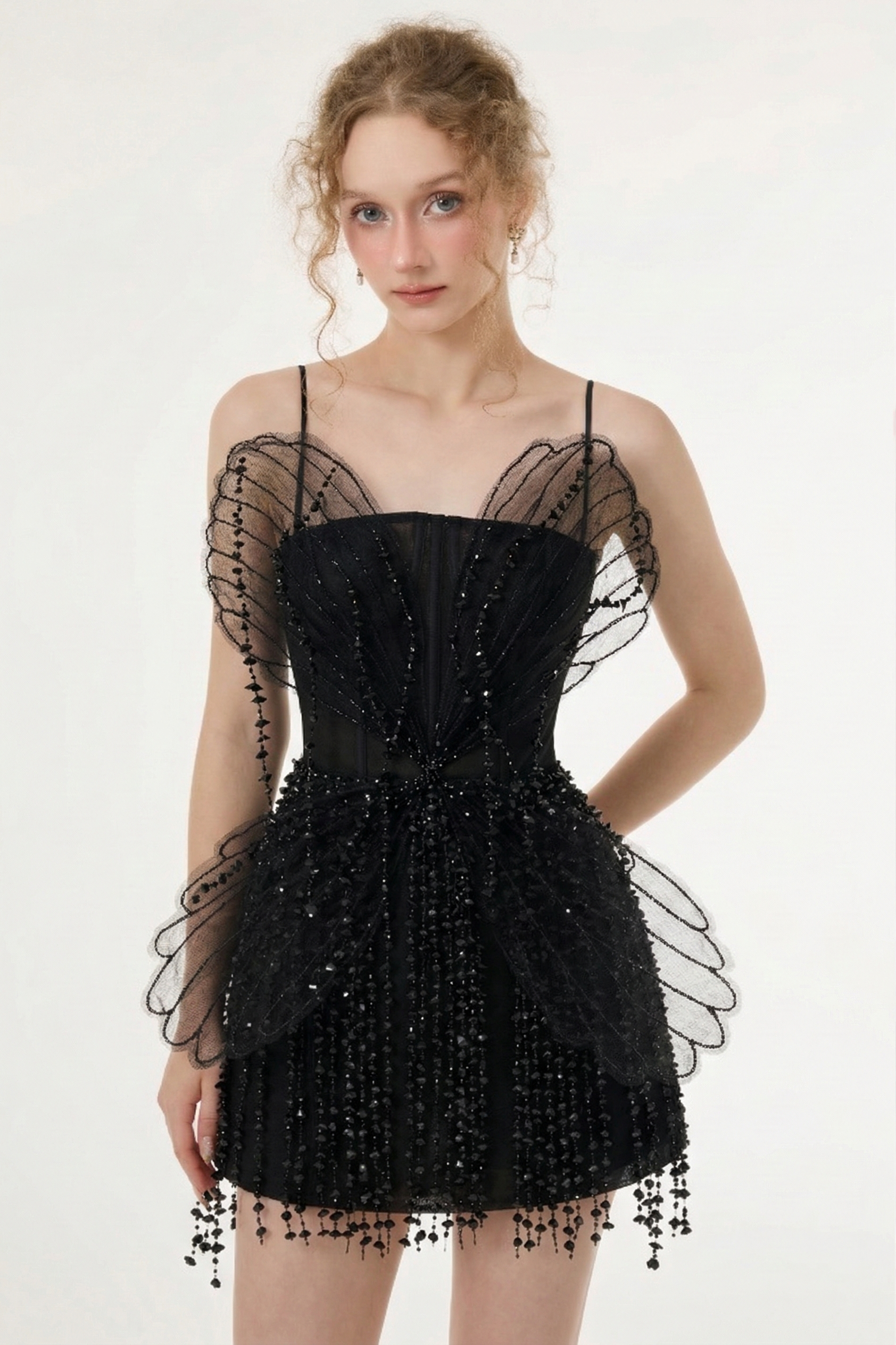 Sabrina Lace & Tulle Dress