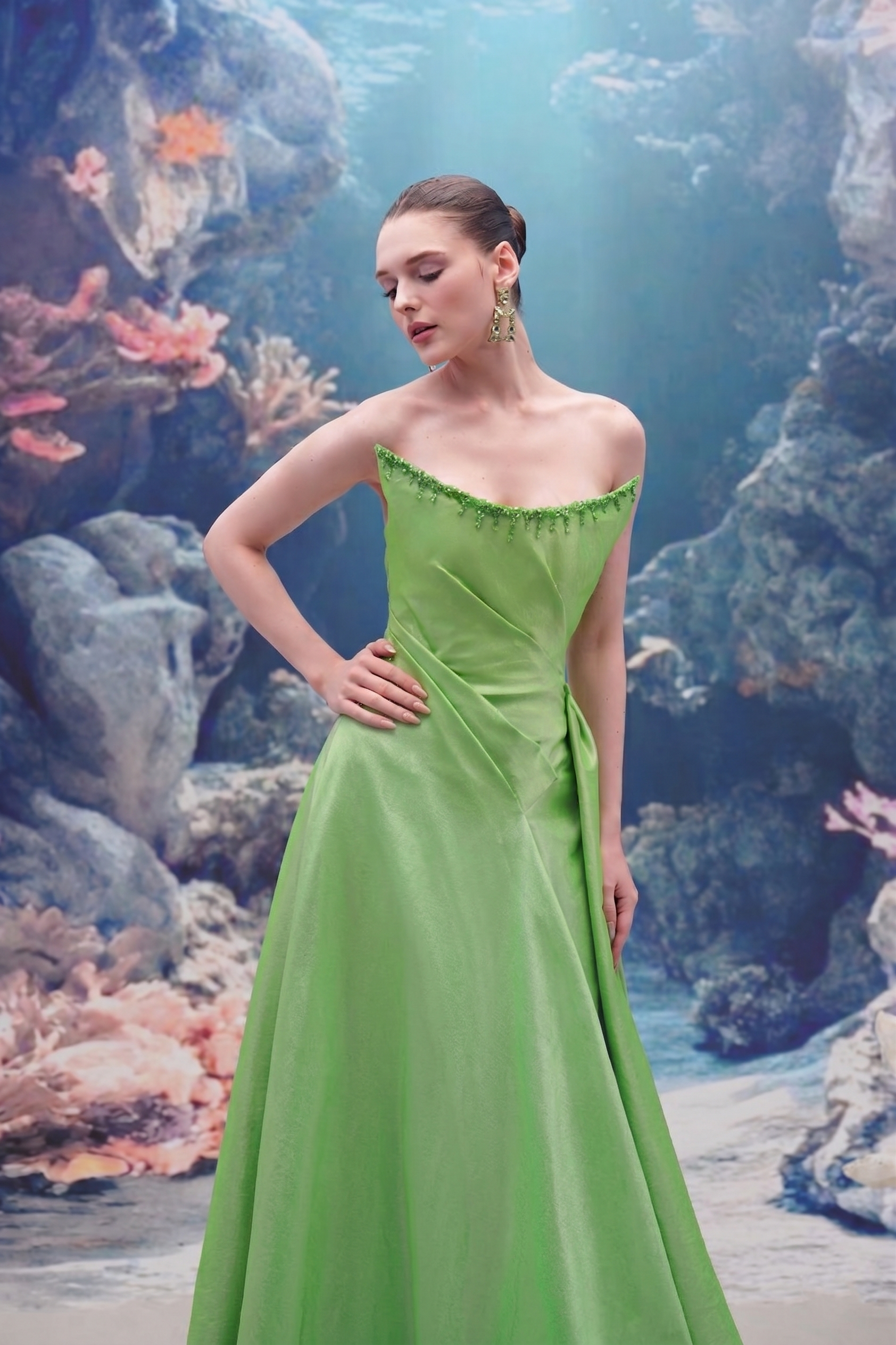 Thalassa Taffeta Dress
