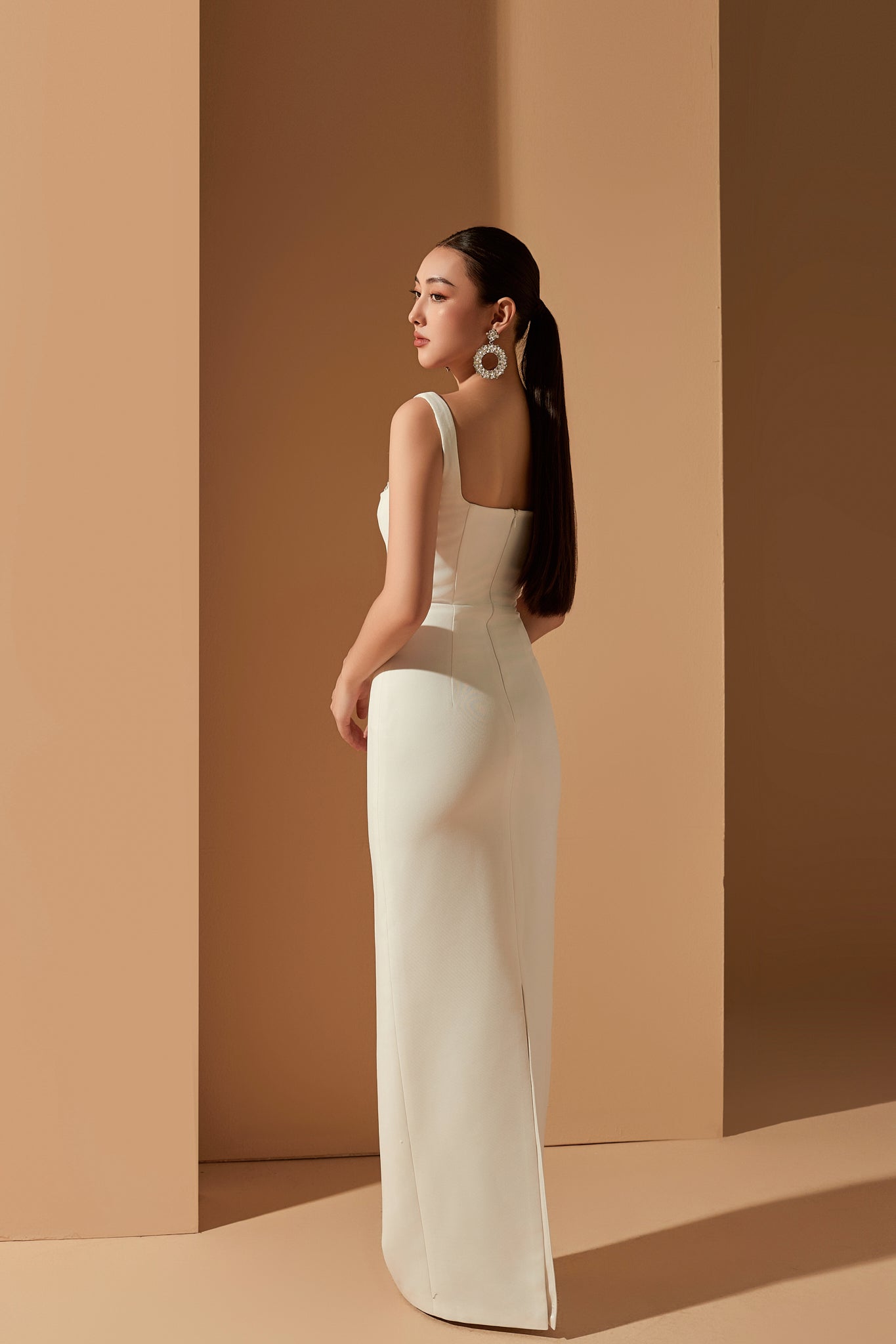 Jensen crystal bodycon dress