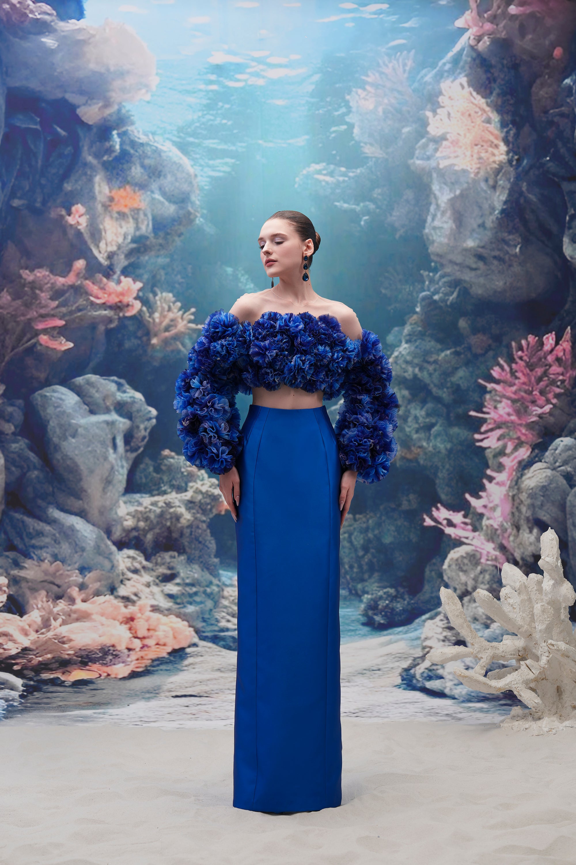 Nerina Organza Top & Selena Queen Taffeta Skirt