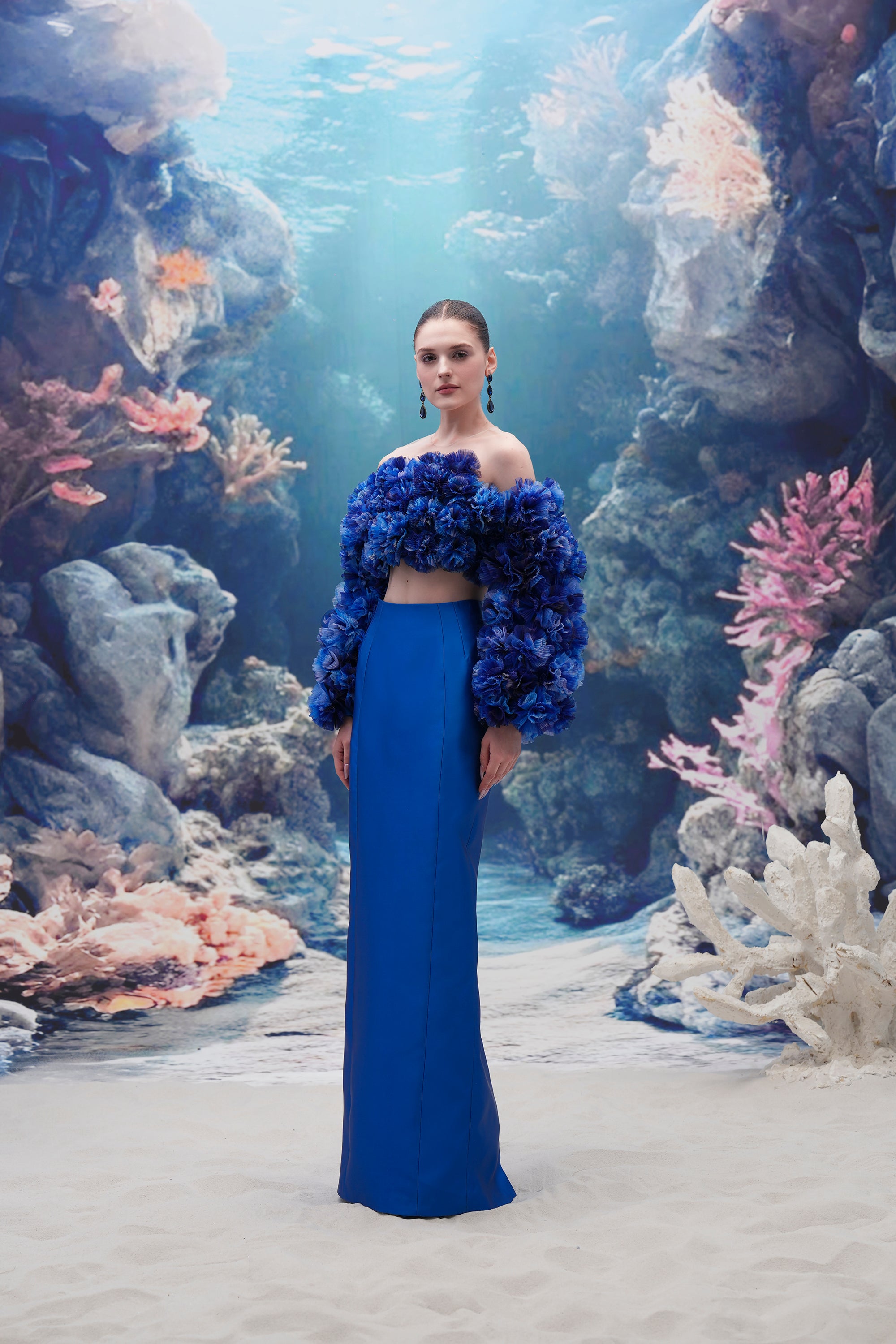 Nerina Organza Top & Selena Queen Taffeta Skirt