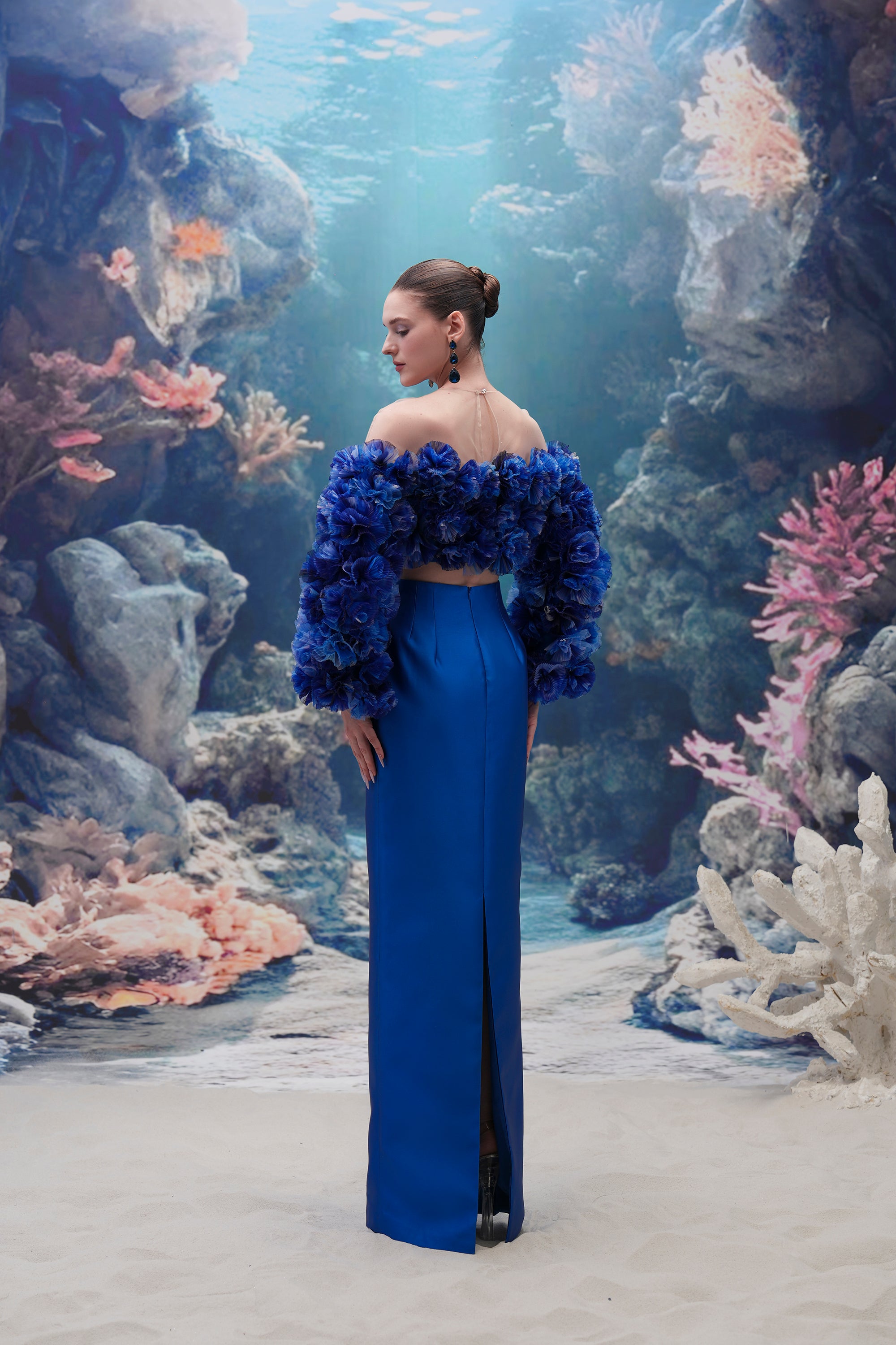 Nerina Organza Top & Selena Queen Taffeta Skirt