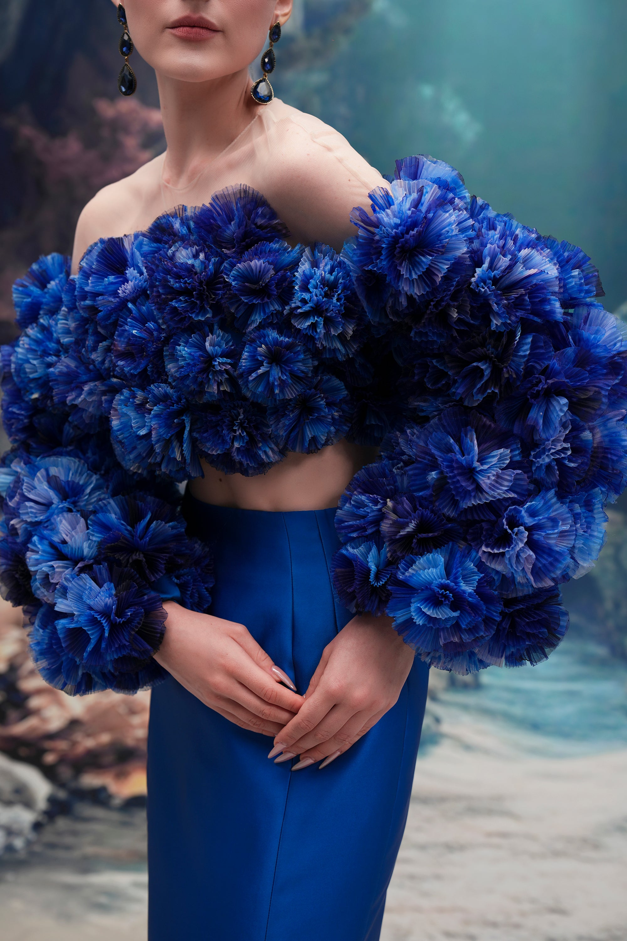 Nerina Organza Top & Selena Queen Taffeta Skirt