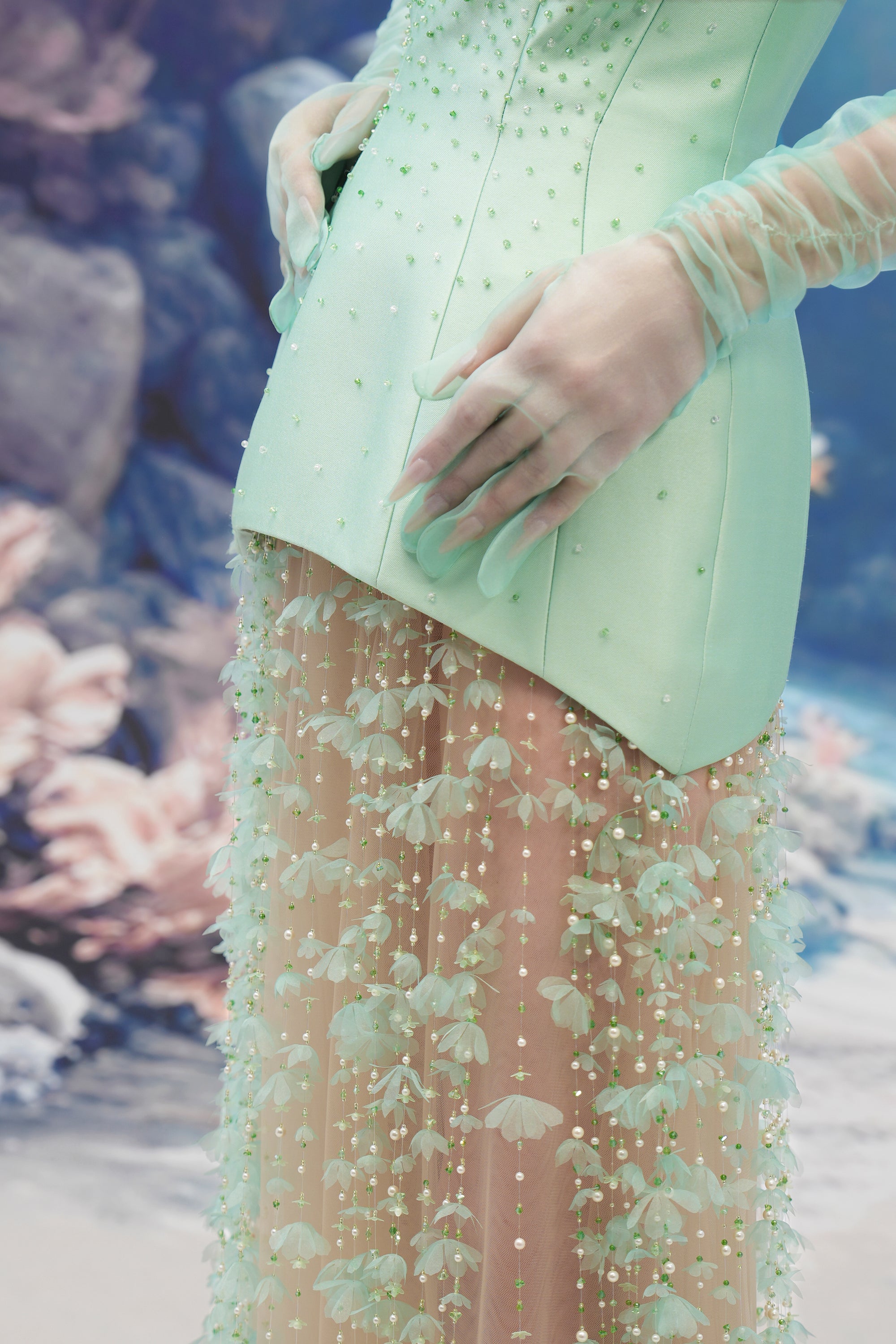 Kailani Royal Taffate, Tulle & Organza Dress