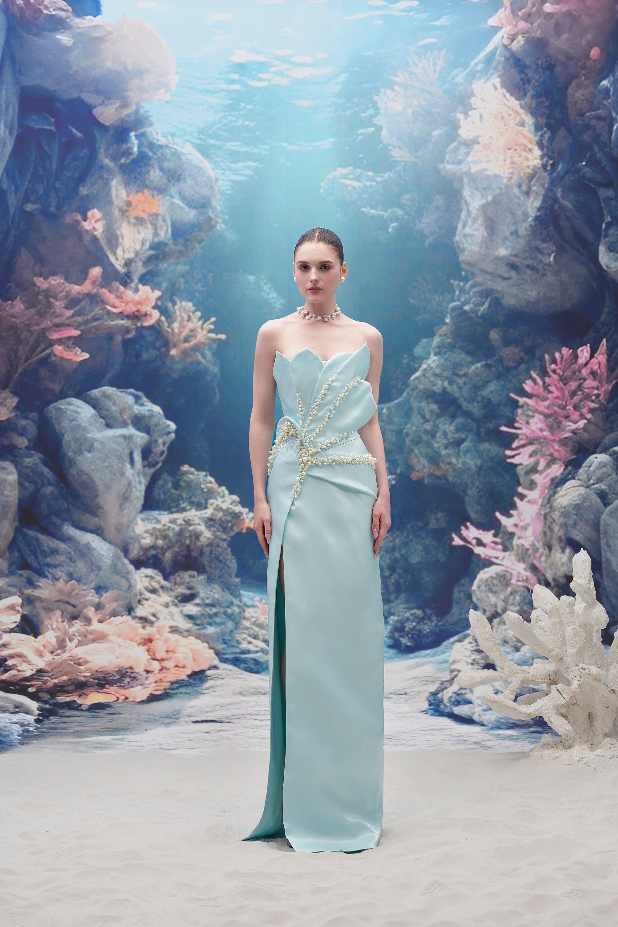 Sirena Water Silk Taffeta Dress