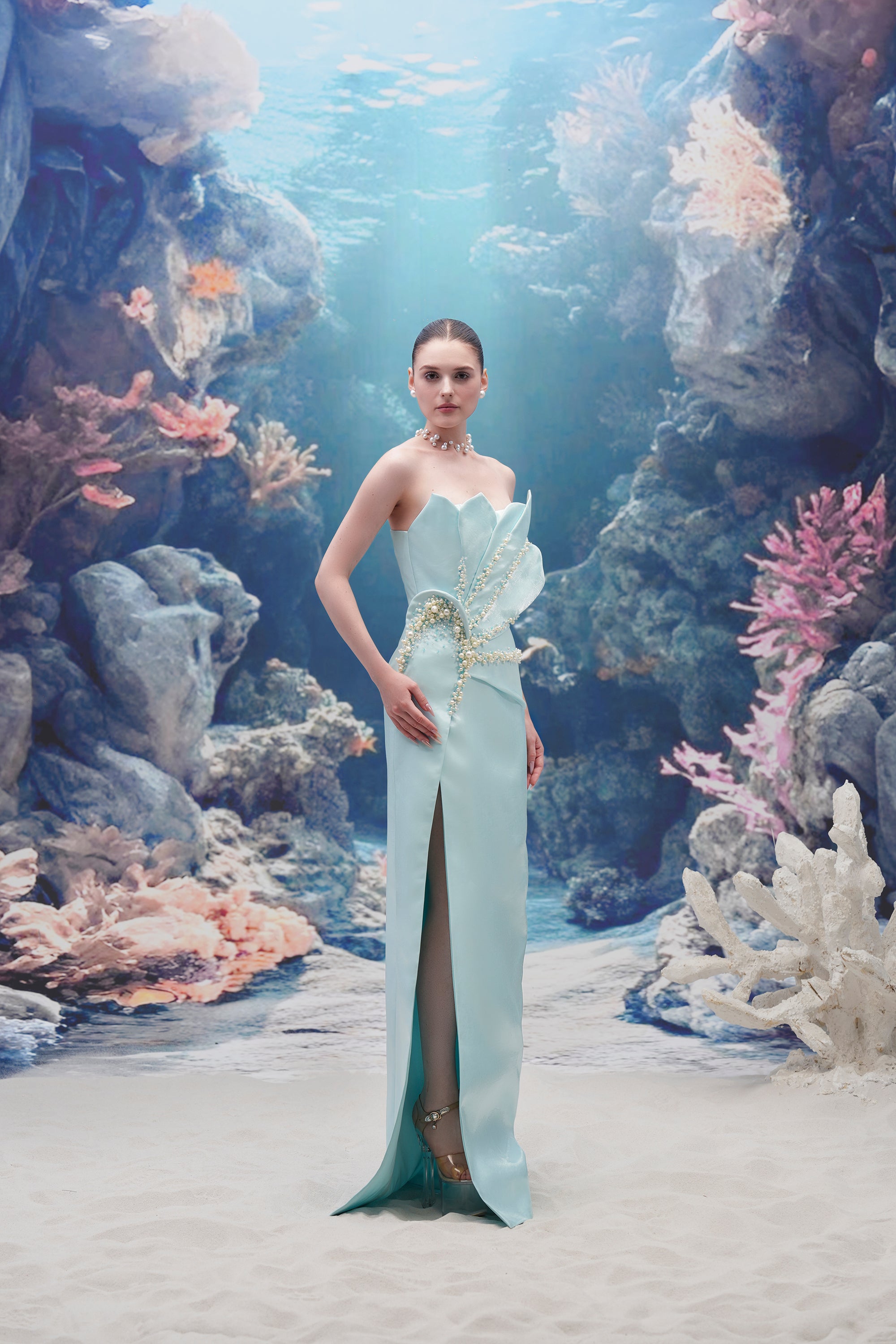 Sirena Water Silk Taffeta Dress