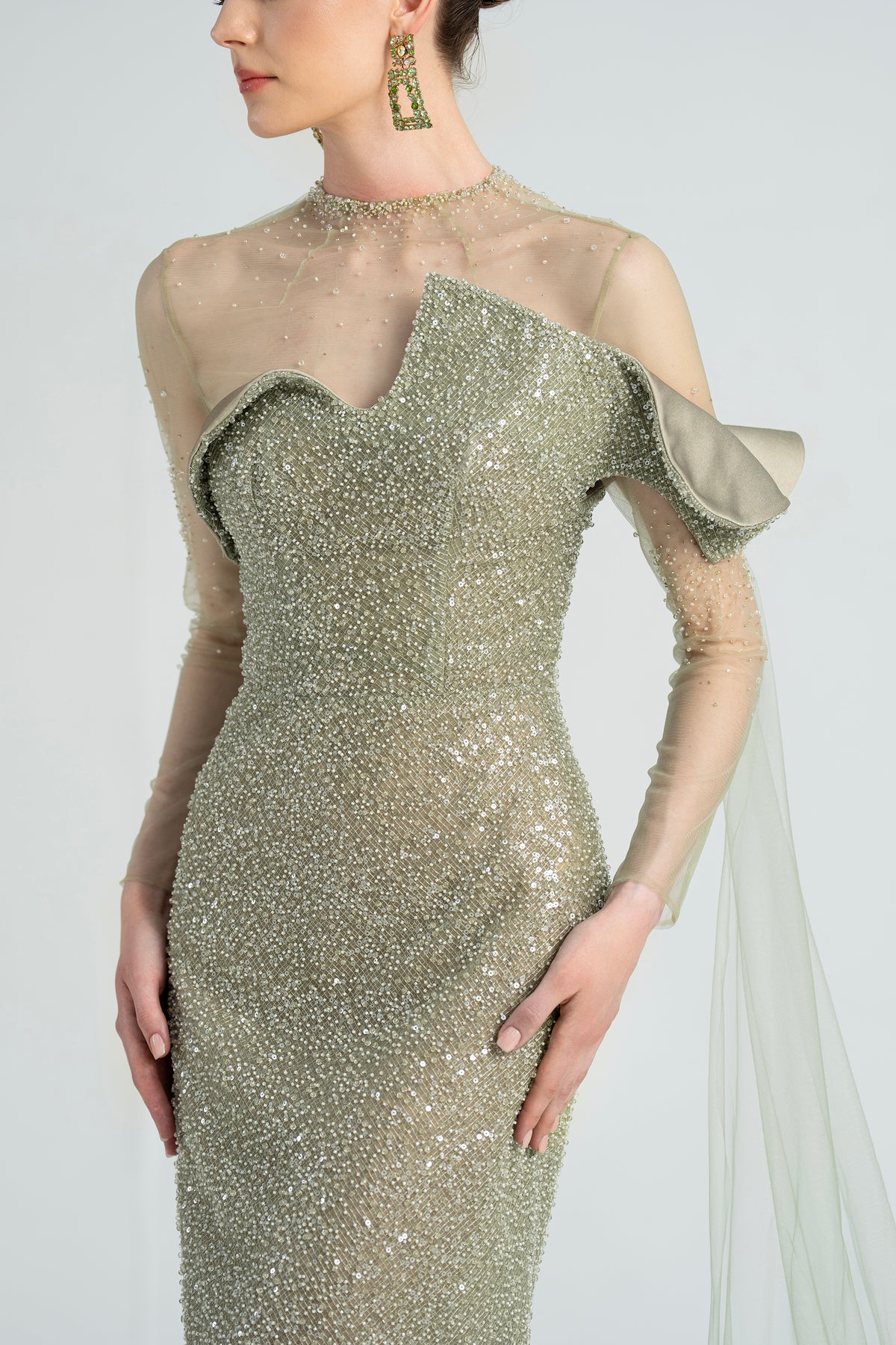 Elsinore Sequin & Tulle dress